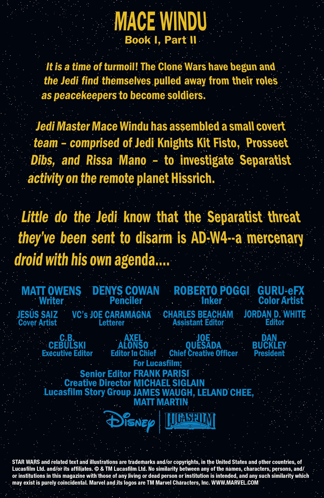 Read online Star Wars: Mace Windu comic -  Issue #2 - 2
