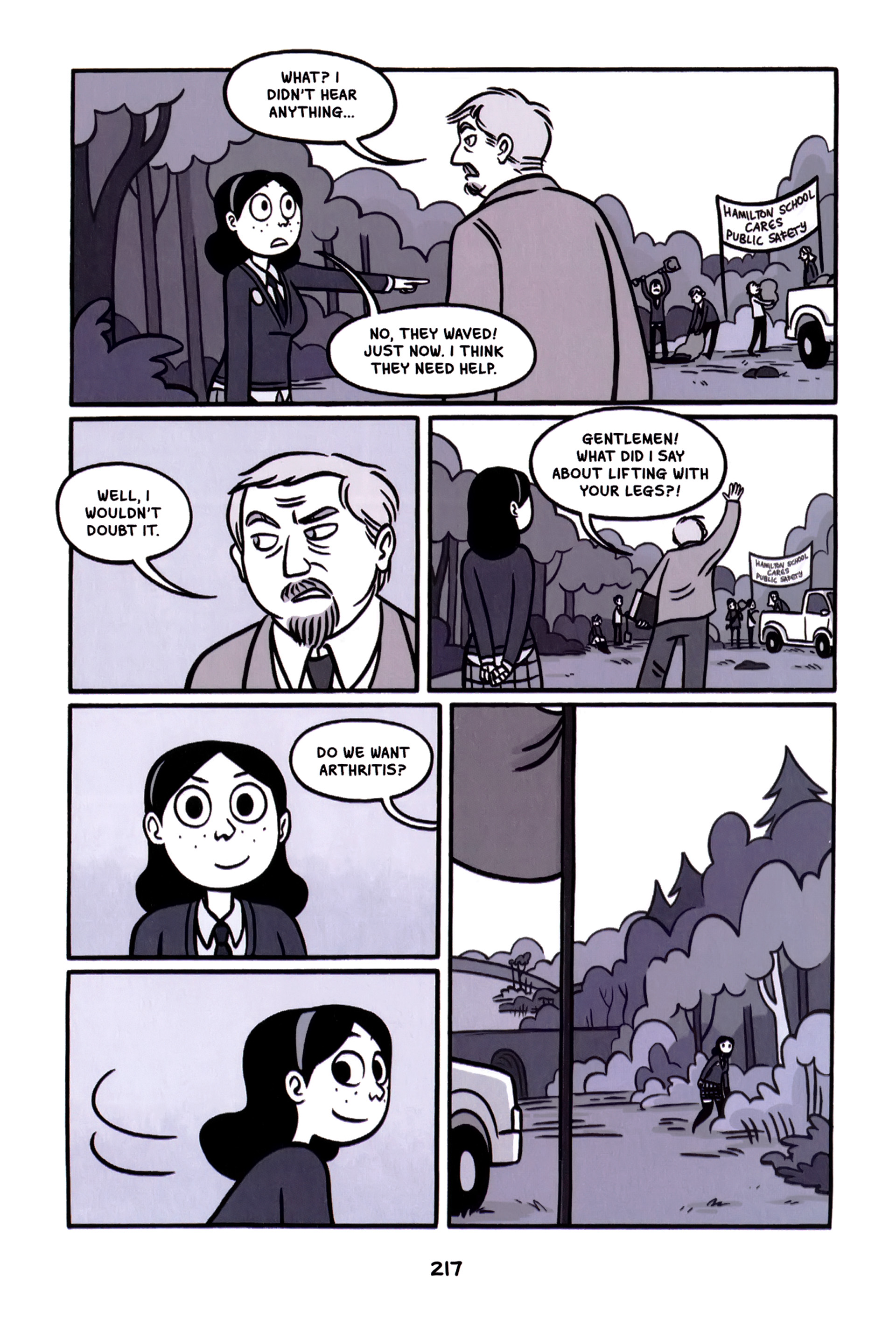 Read online Anya's Ghost comic -  Issue #1 - 218