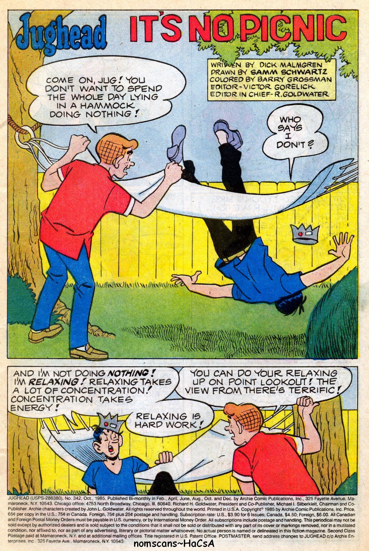 Read online Jughead (1965) comic -  Issue #342 - 3