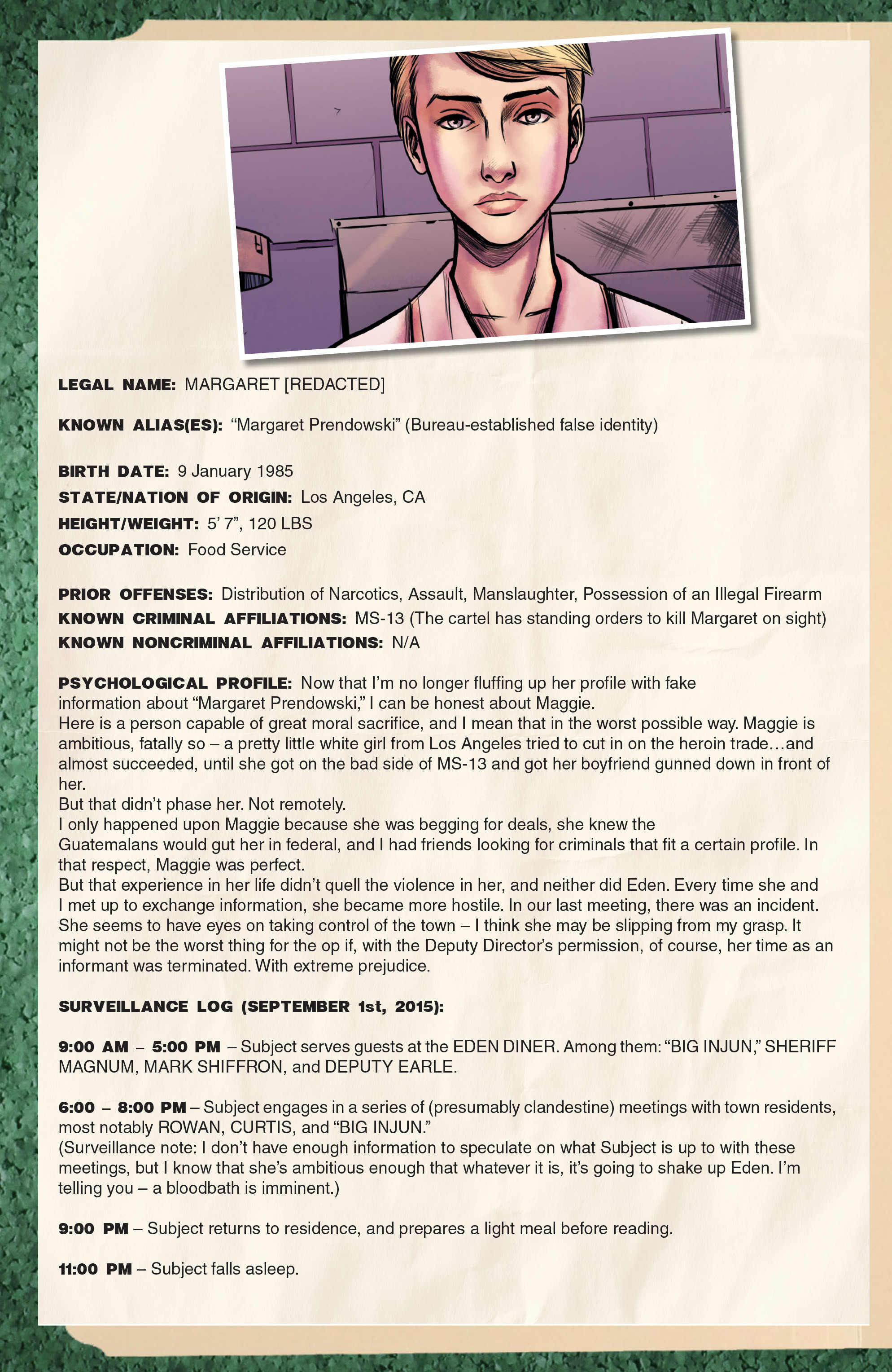 Read online Postal: FBI Dossier comic -  Issue # Full - 14