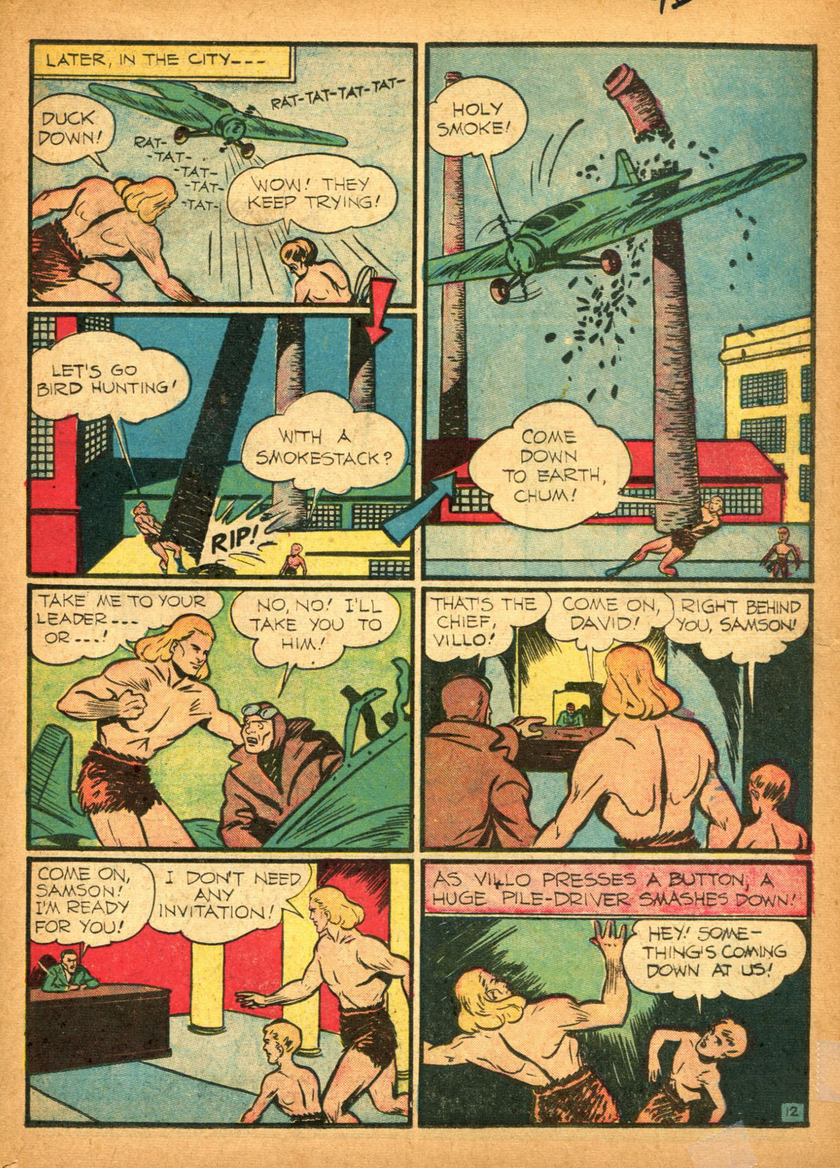 Read online Samson (1940) comic -  Issue #2 - 47