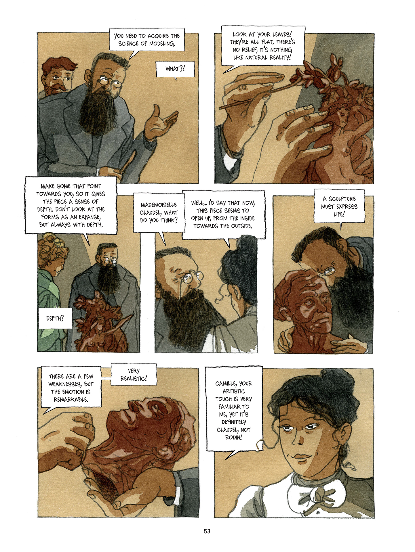 Read online Rodin: Fugit Amor, An Intimate Portrait comic -  Issue # TPB - 54