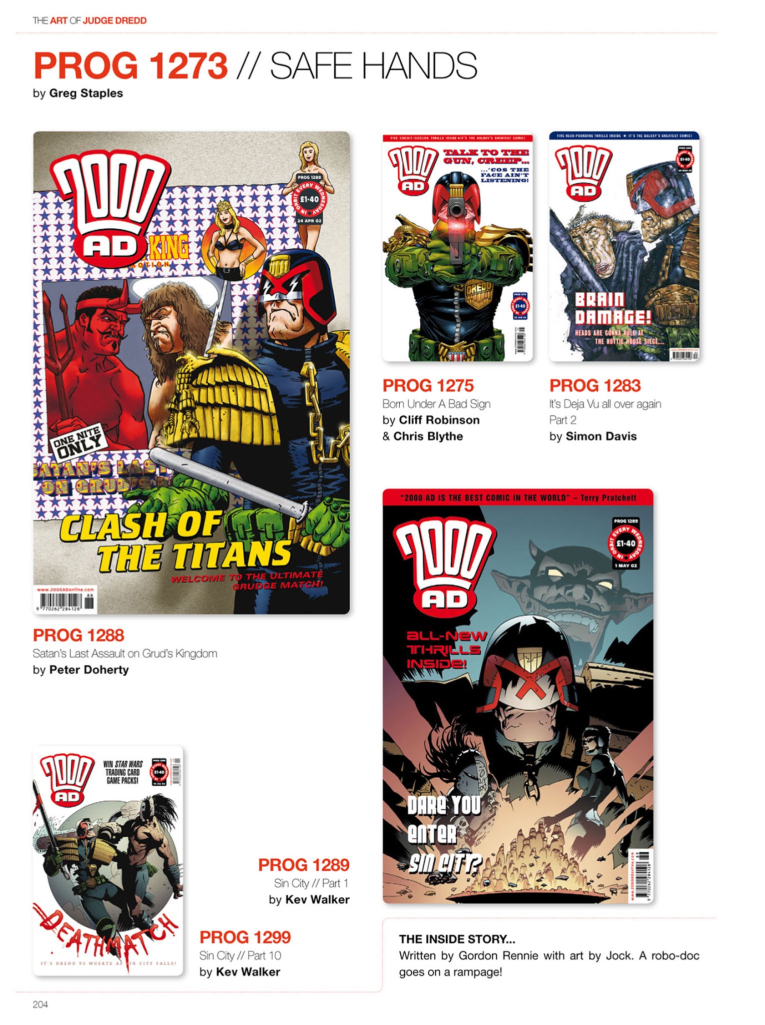Read online The Art of Judge Dredd: Featuring 35 Years of Zarjaz Covers comic -  Issue # TPB (Part 3) - 25