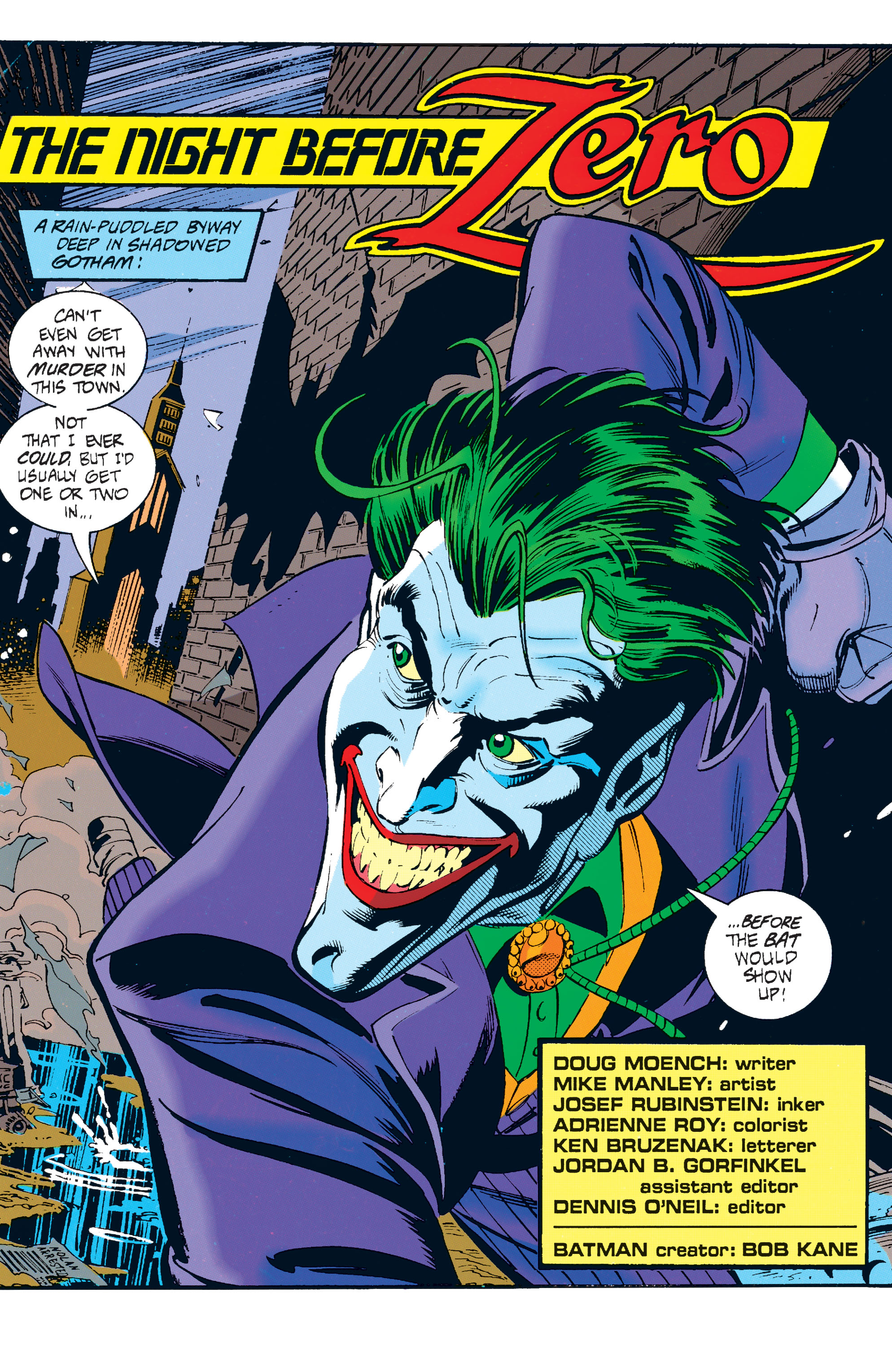 Read online Batman (1940) comic -  Issue #511 - 2