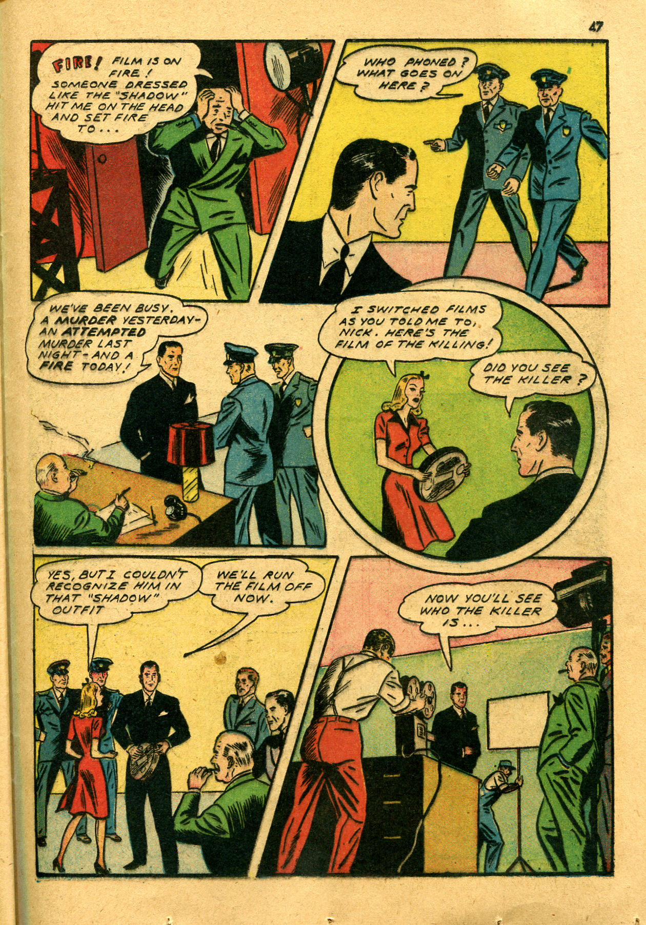Read online Shadow Comics comic -  Issue #22 - 47