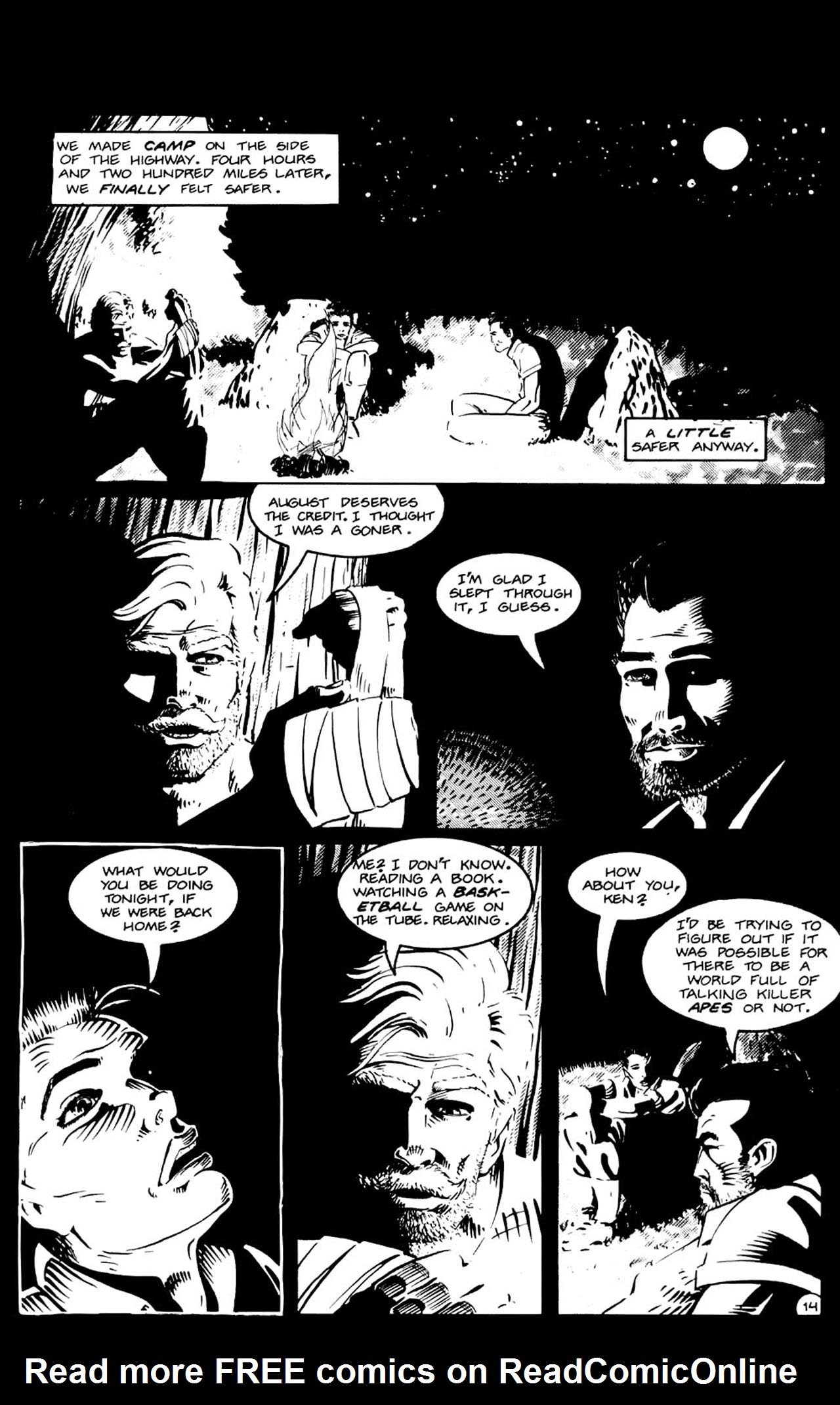 Read online Planet of the Apes (1990) comic -  Issue #15 - 16