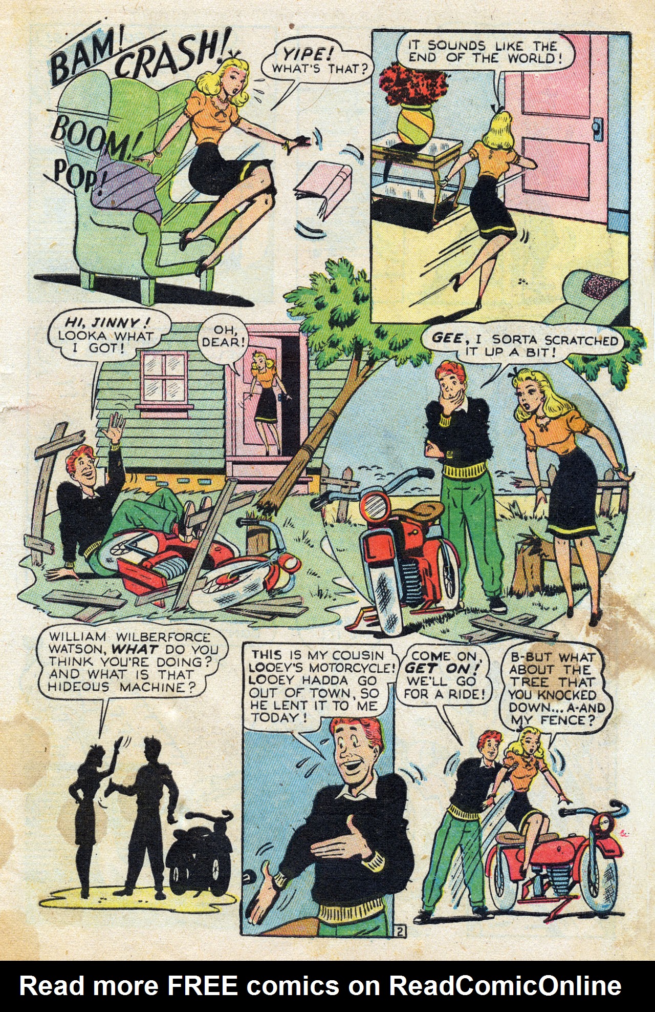 Read online Willie Comics (1946) comic -  Issue #8 - 4
