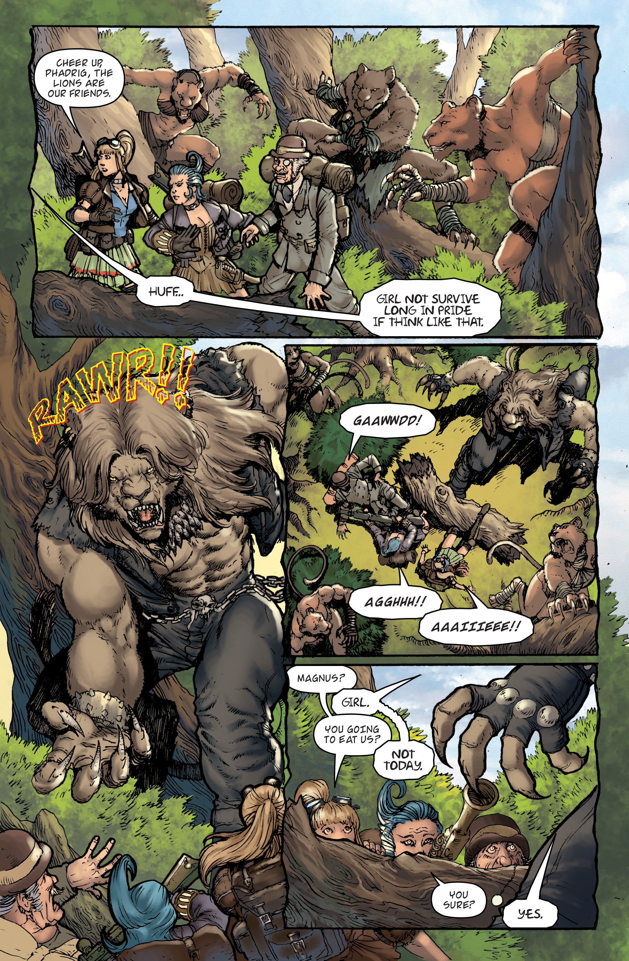 Read online The Steam Engines of Oz: The Geared Leviathan comic -  Issue #1 - 21