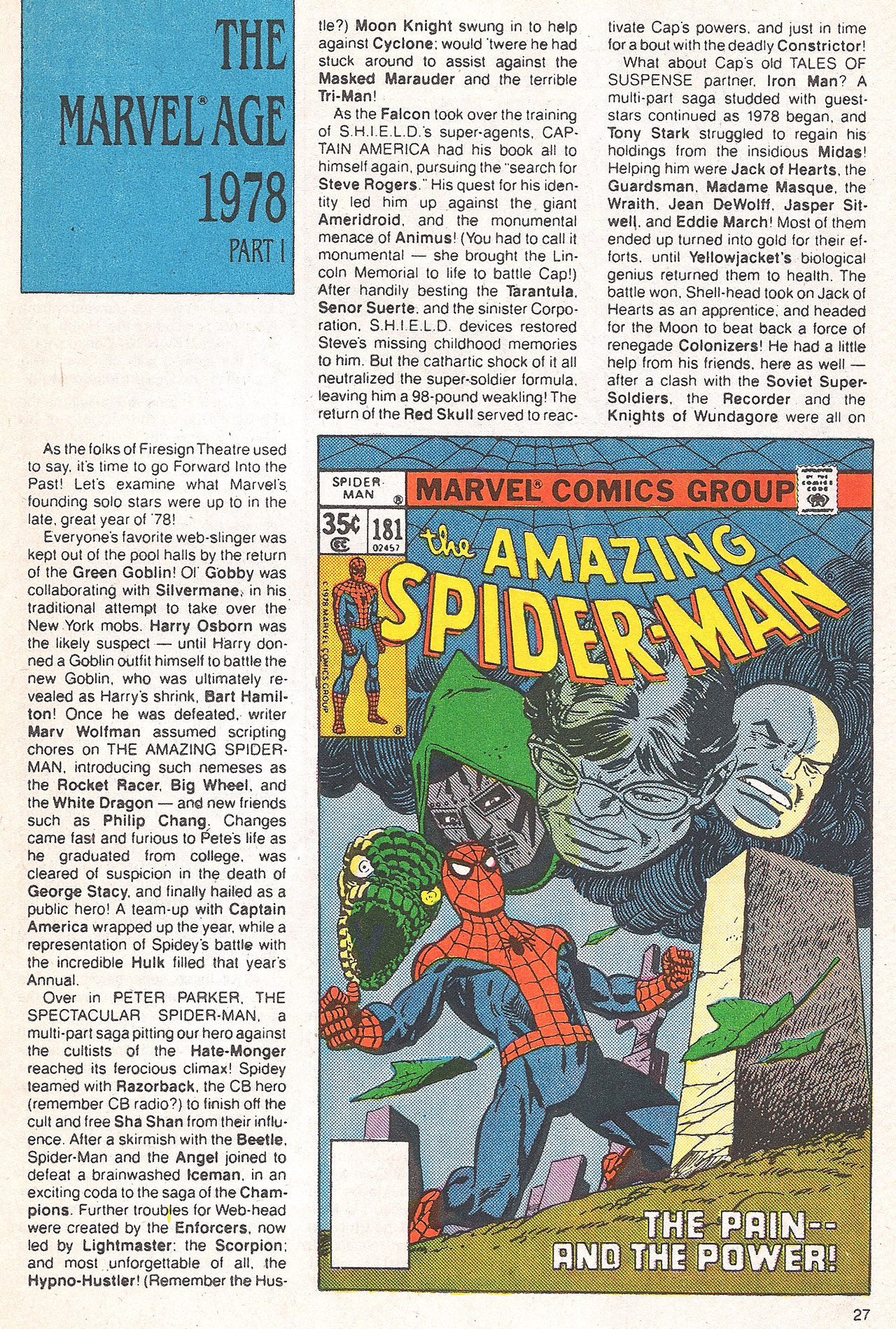 Read online Marvel Age comic -  Issue #70 - 28