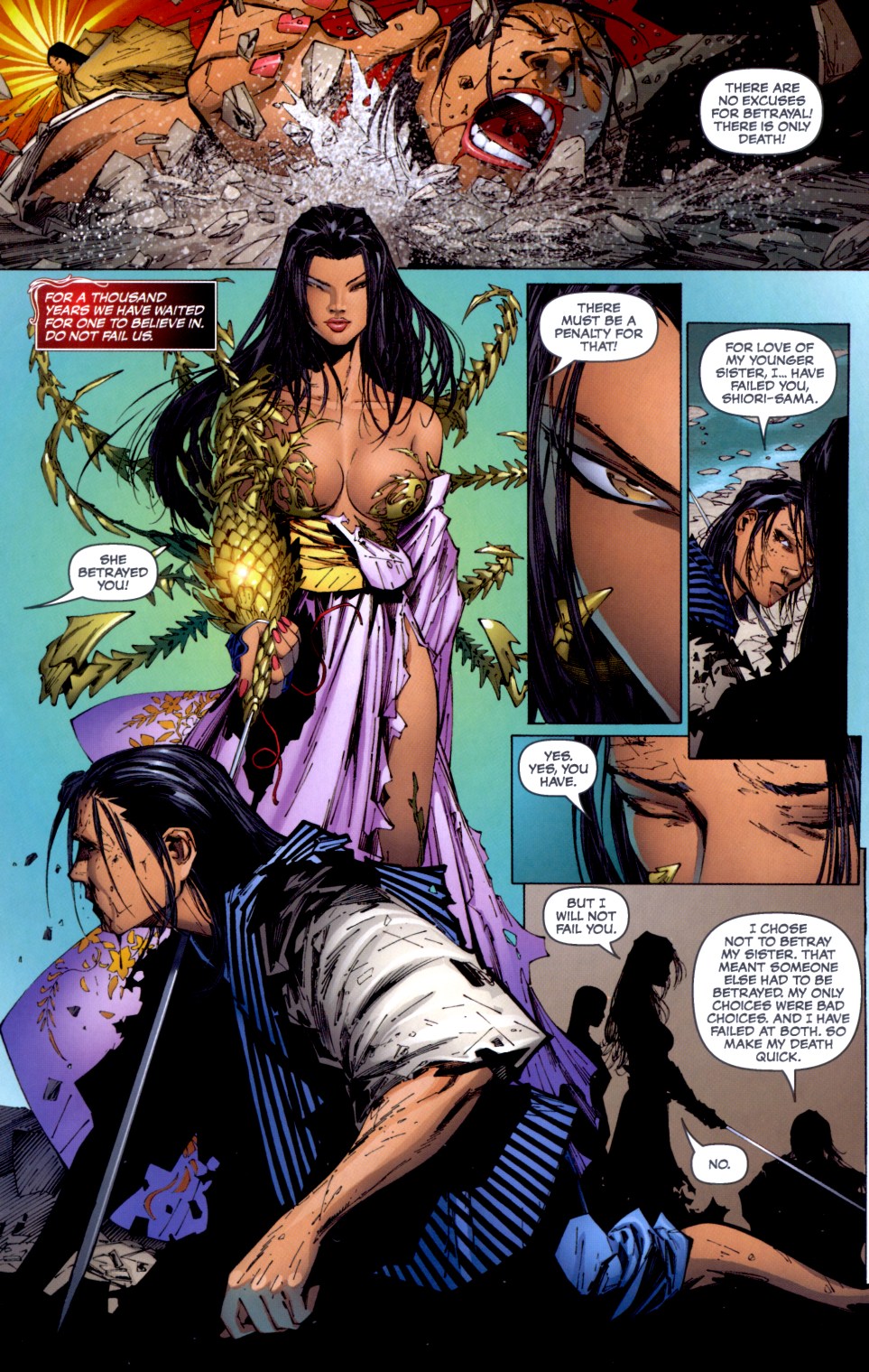 Read online Witchblade: Obakemono comic -  Issue # TPB - 47