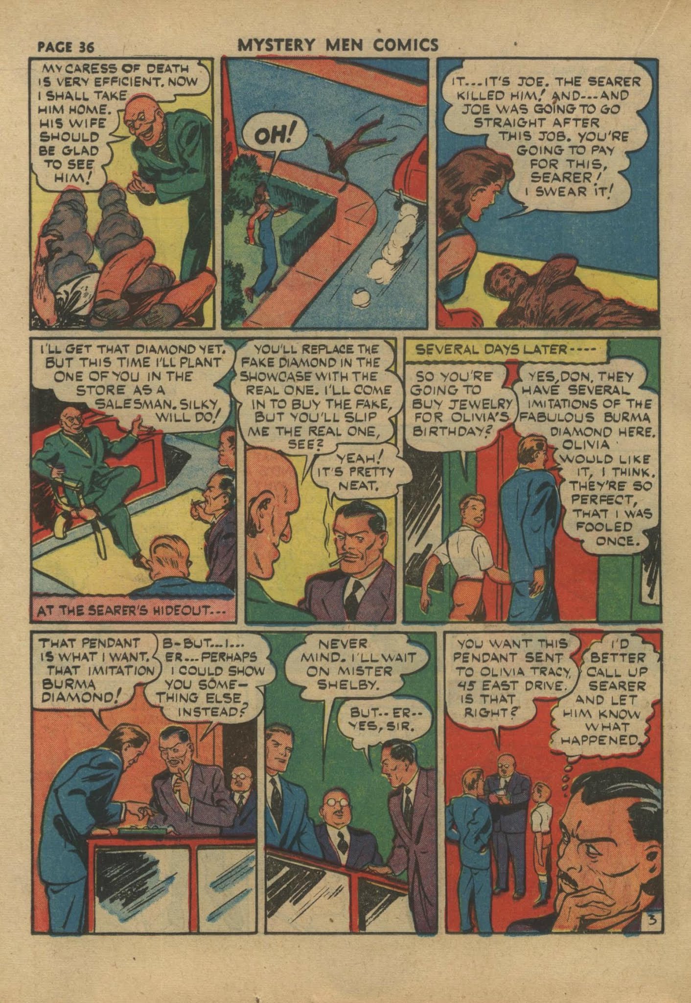 Read online Mystery Men Comics comic -  Issue #30 - 38