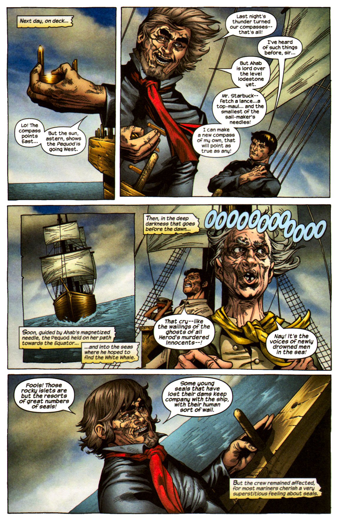 Read online Marvel Illustrated: Moby Dick comic -  Issue # TPB - 89