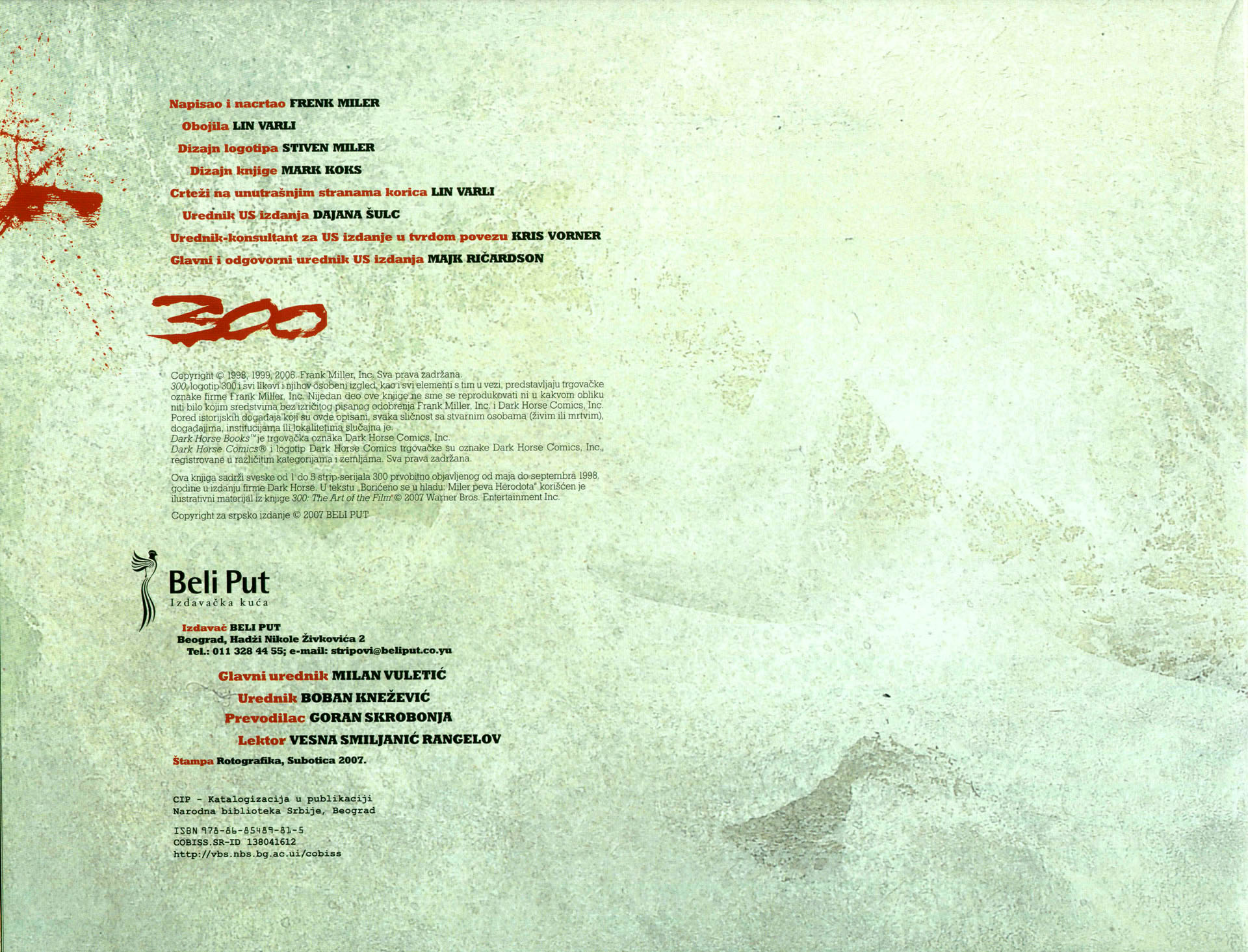 Read online 300 (2007) comic -  Issue # TPB - 5