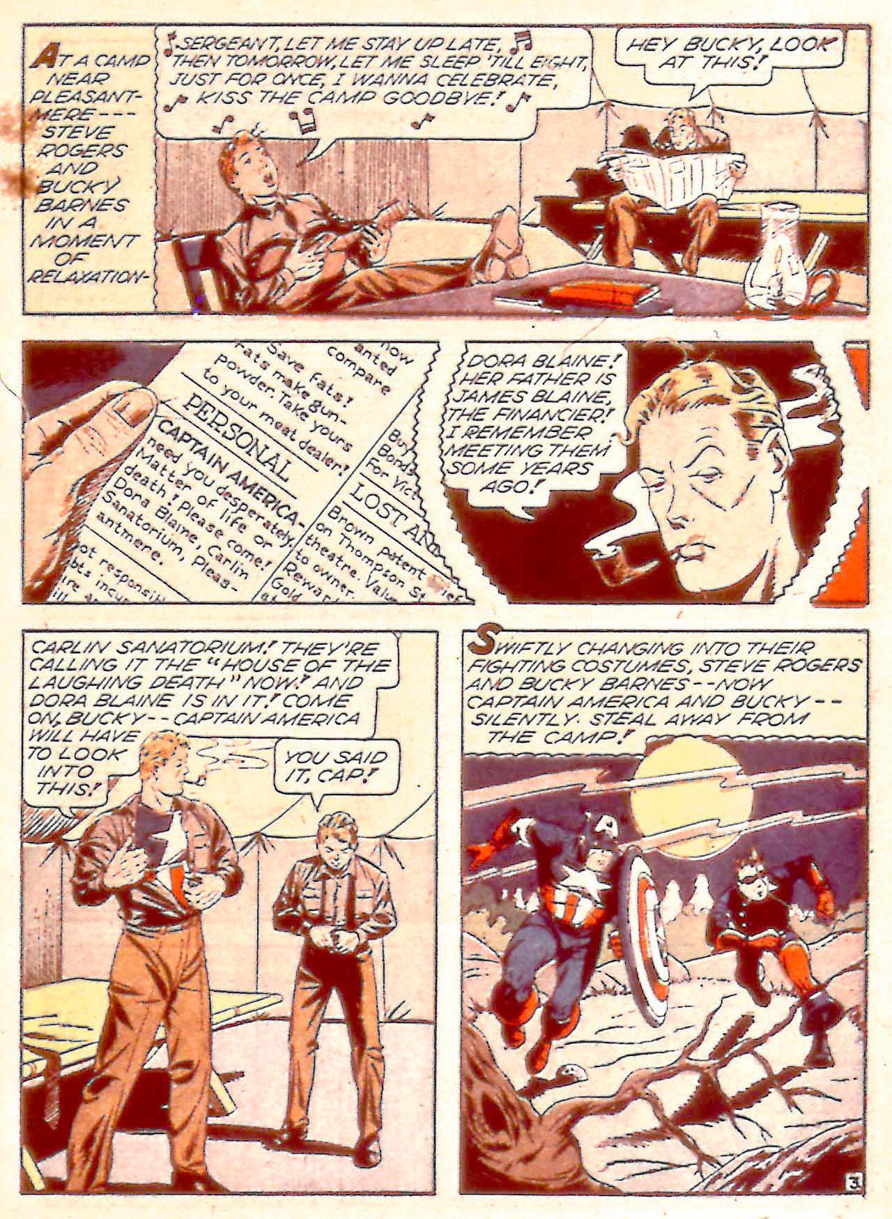 Read online Captain America Comics comic -  Issue #30 - 5