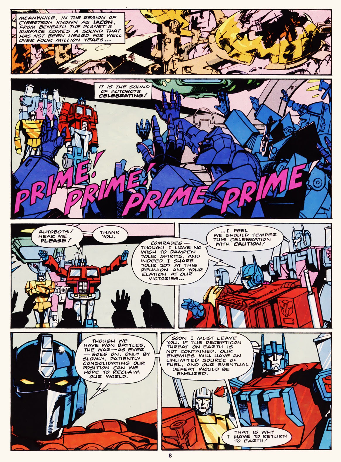Read online The Transformers (UK) comic -  Issue #103 - 8