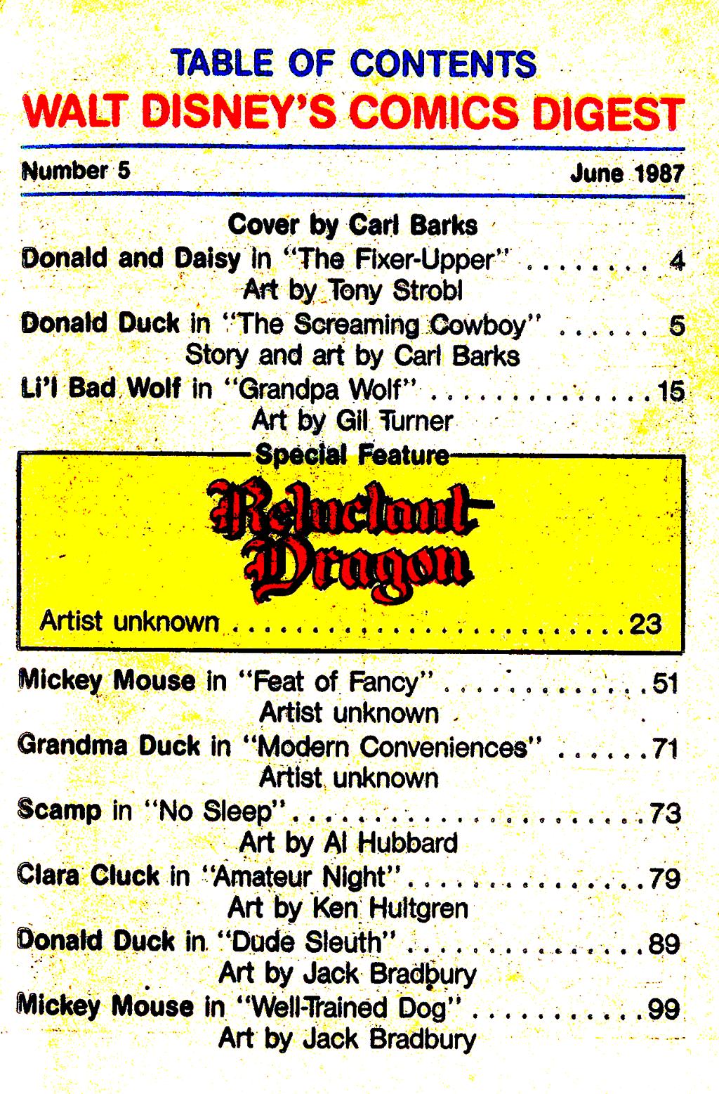 Walt Disney's Comics Digest issue 5 - Page 3