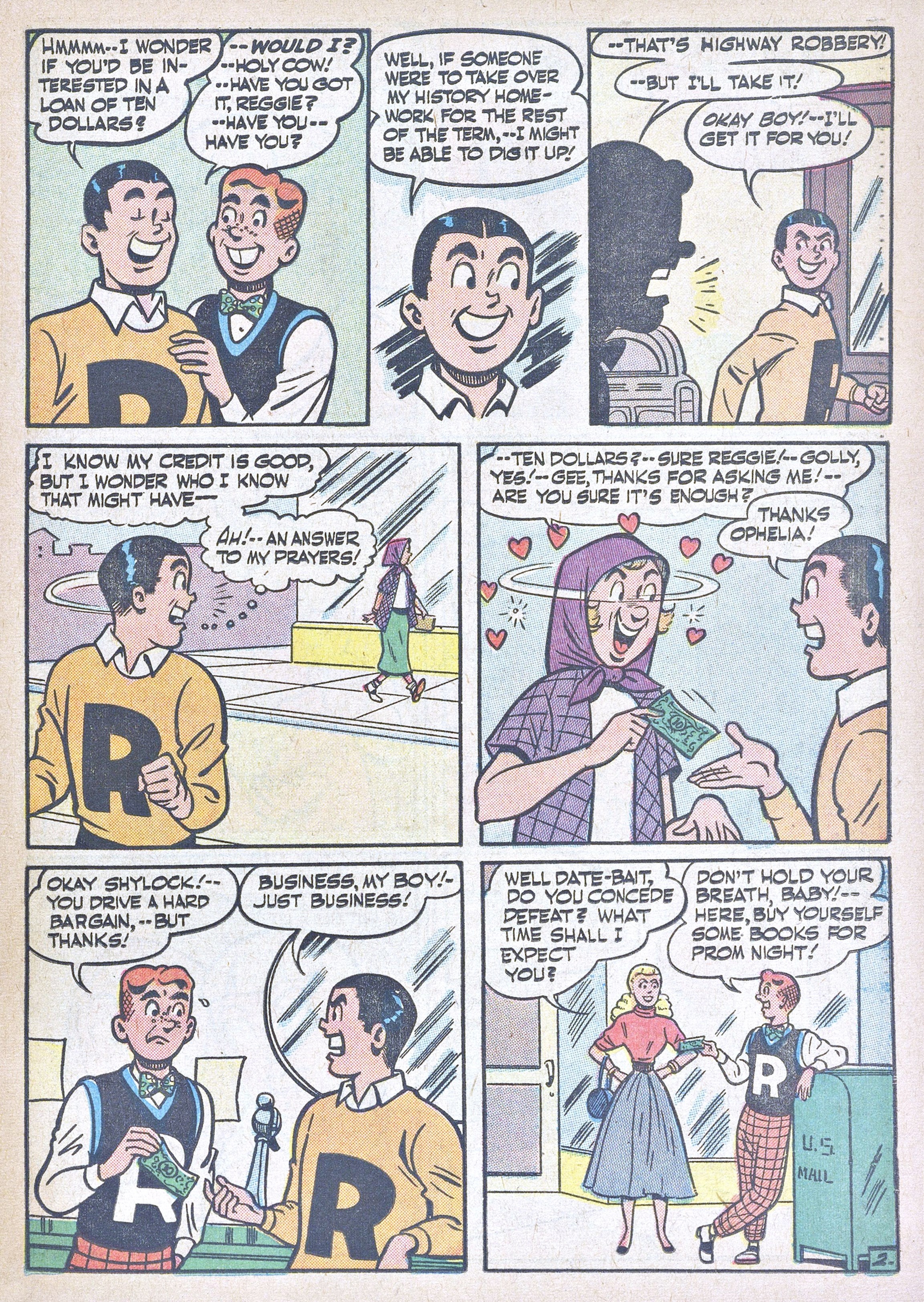 Read online Archie's Rival Reggie comic -  Issue #9 - 21