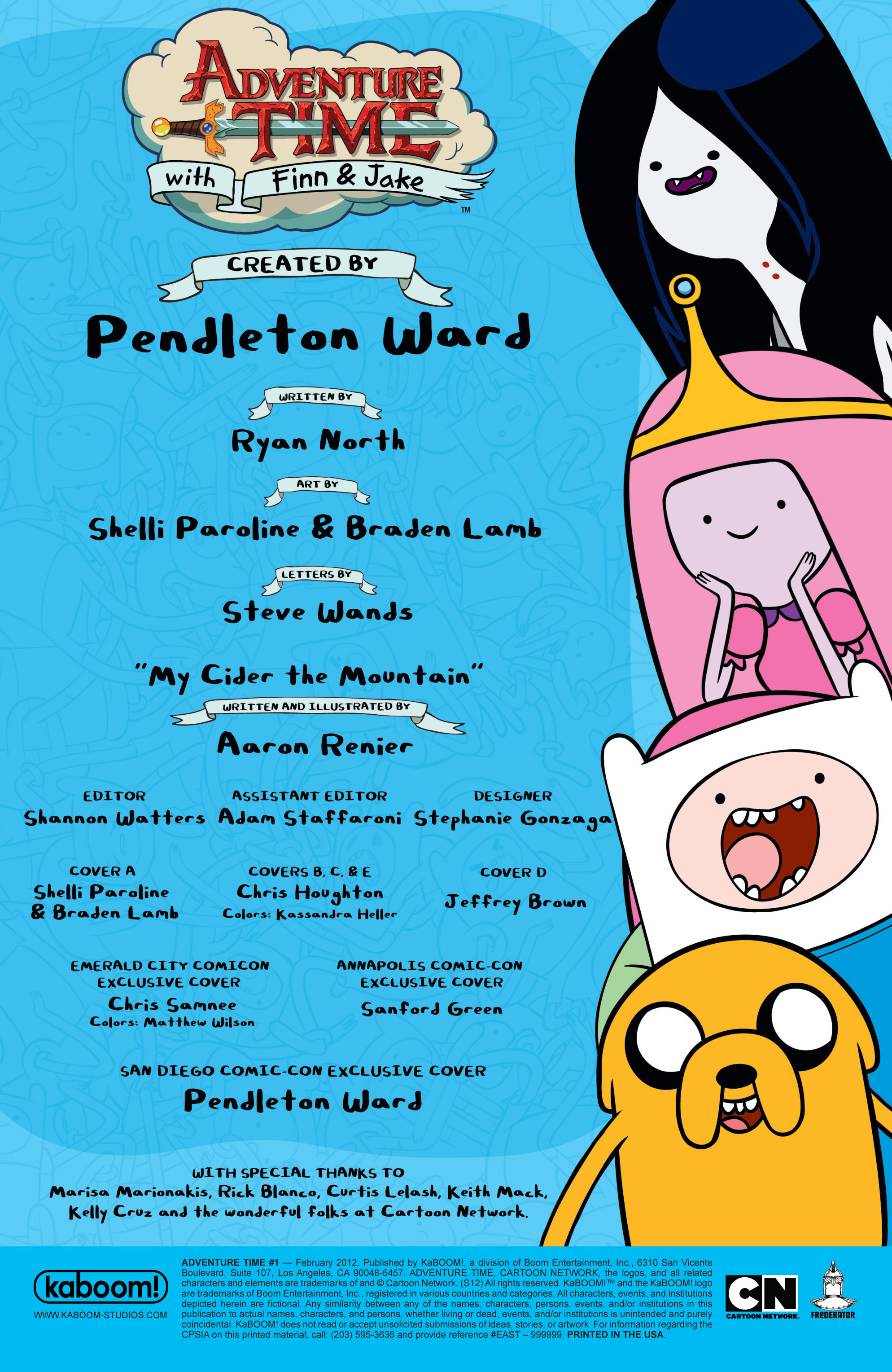 Read online Adventure Time comic -  Issue #1 - 6