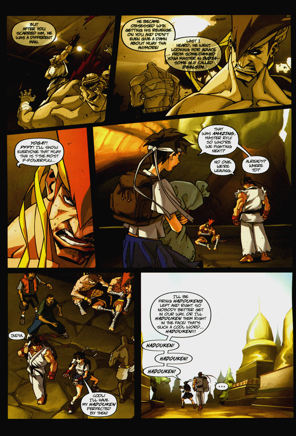 Read online Street Fighter (2003) comic -  Issue #9 - 10