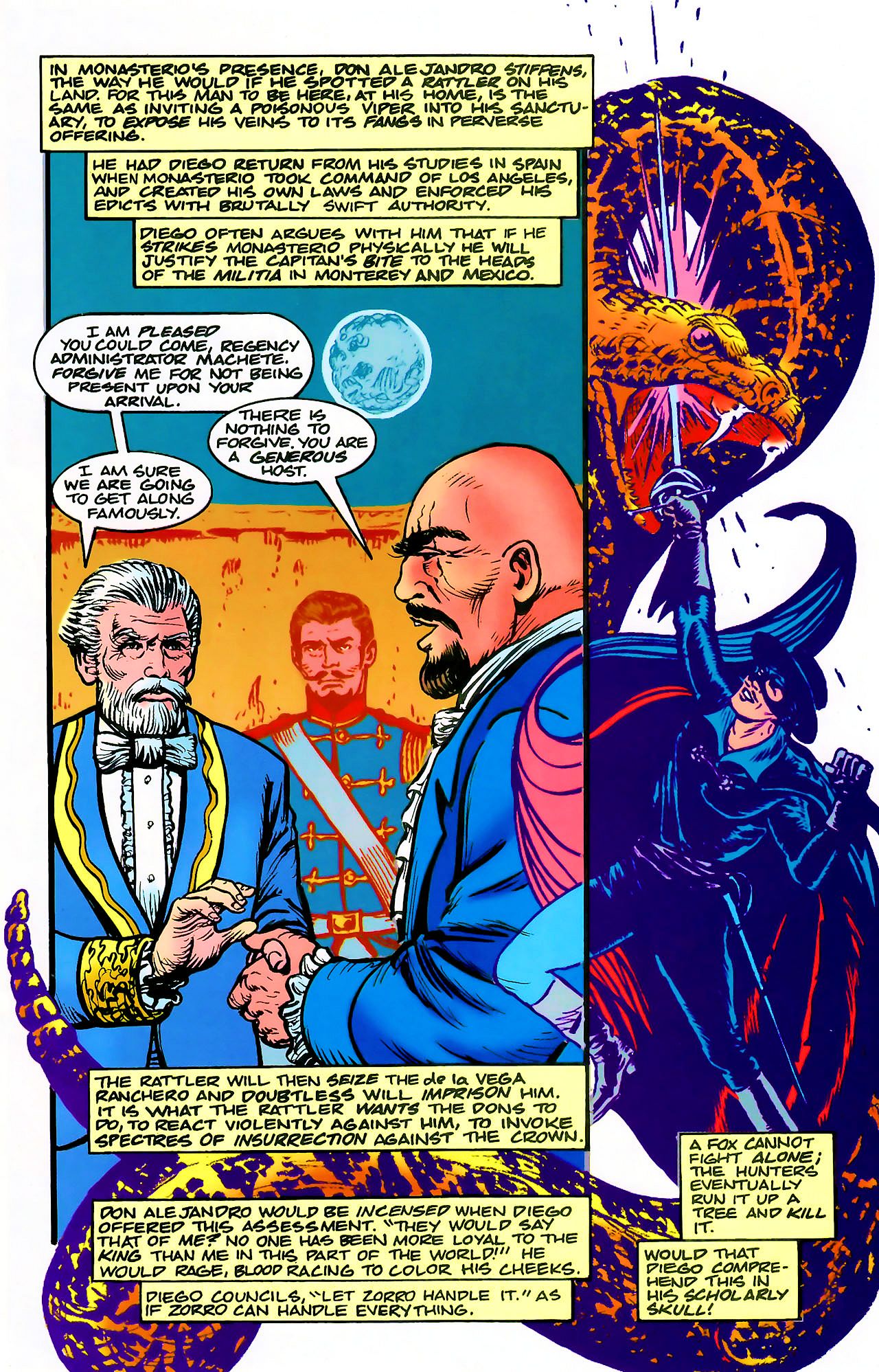 Read online Zorro (1993) comic -  Issue #9 - 10