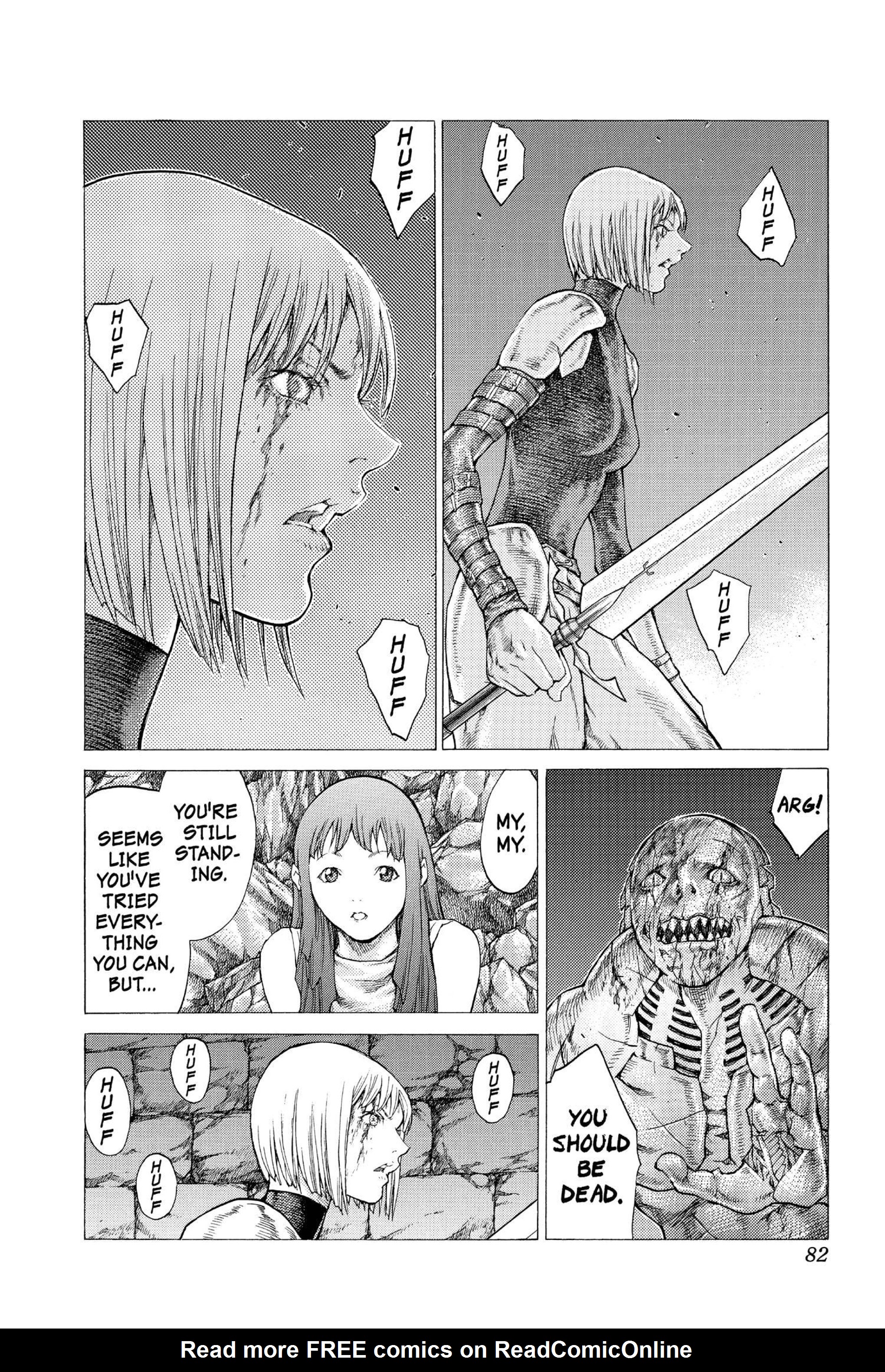 Read online Claymore comic -  Issue #9 - 79