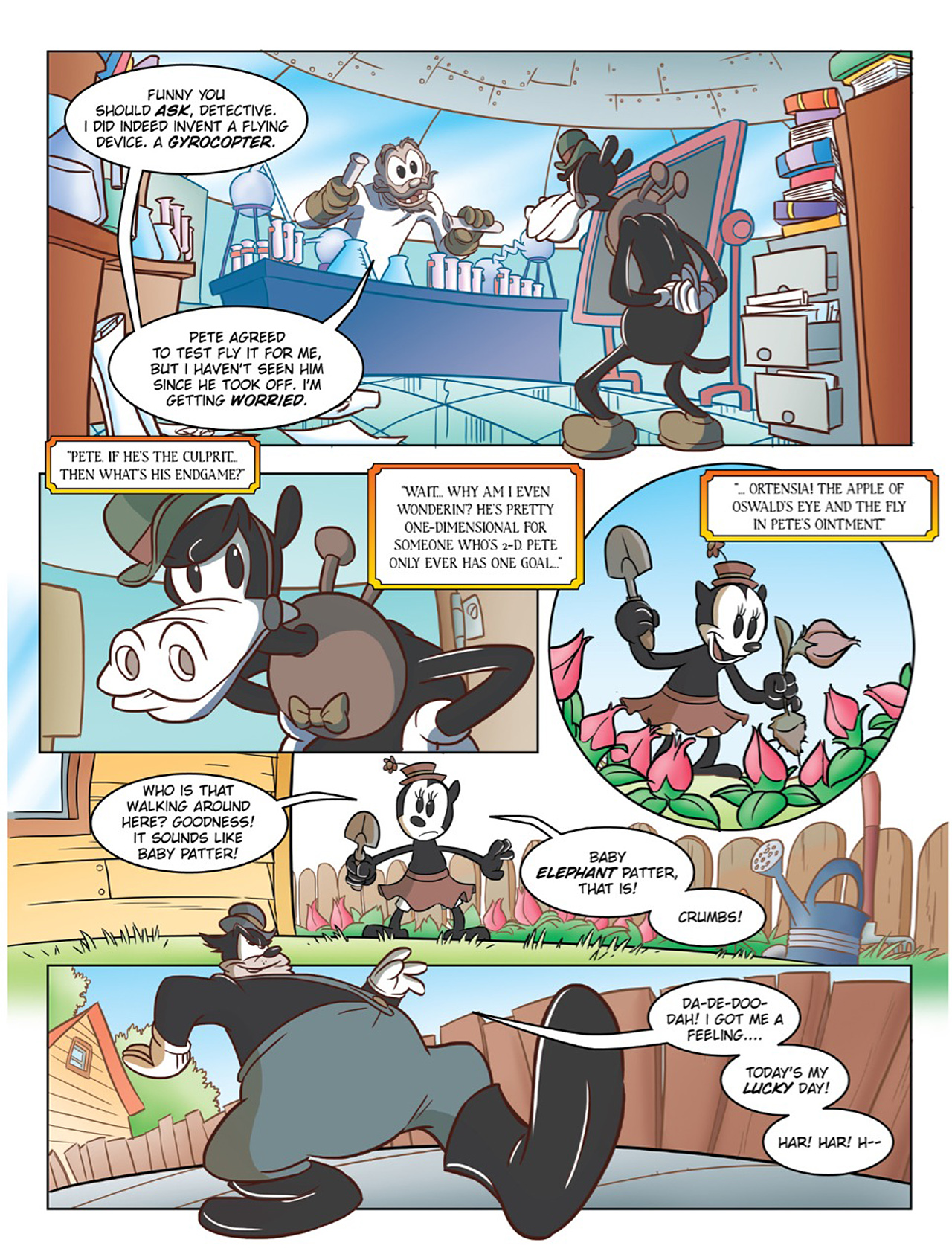 Read online Epic Mickey: Tales of the Wasteland comic -  Issue # Issue The Game's Afoot! - 8