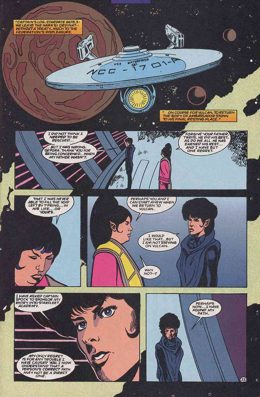 Read online Star Trek (1989) comic -  Issue #68 - 23