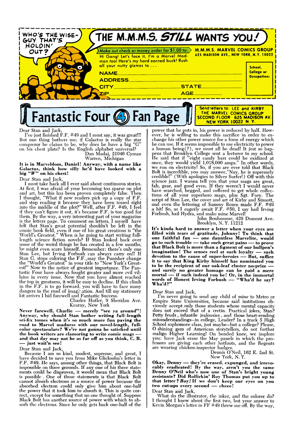 Read online Fantastic Four (1961) comic -  Issue #53 - 22