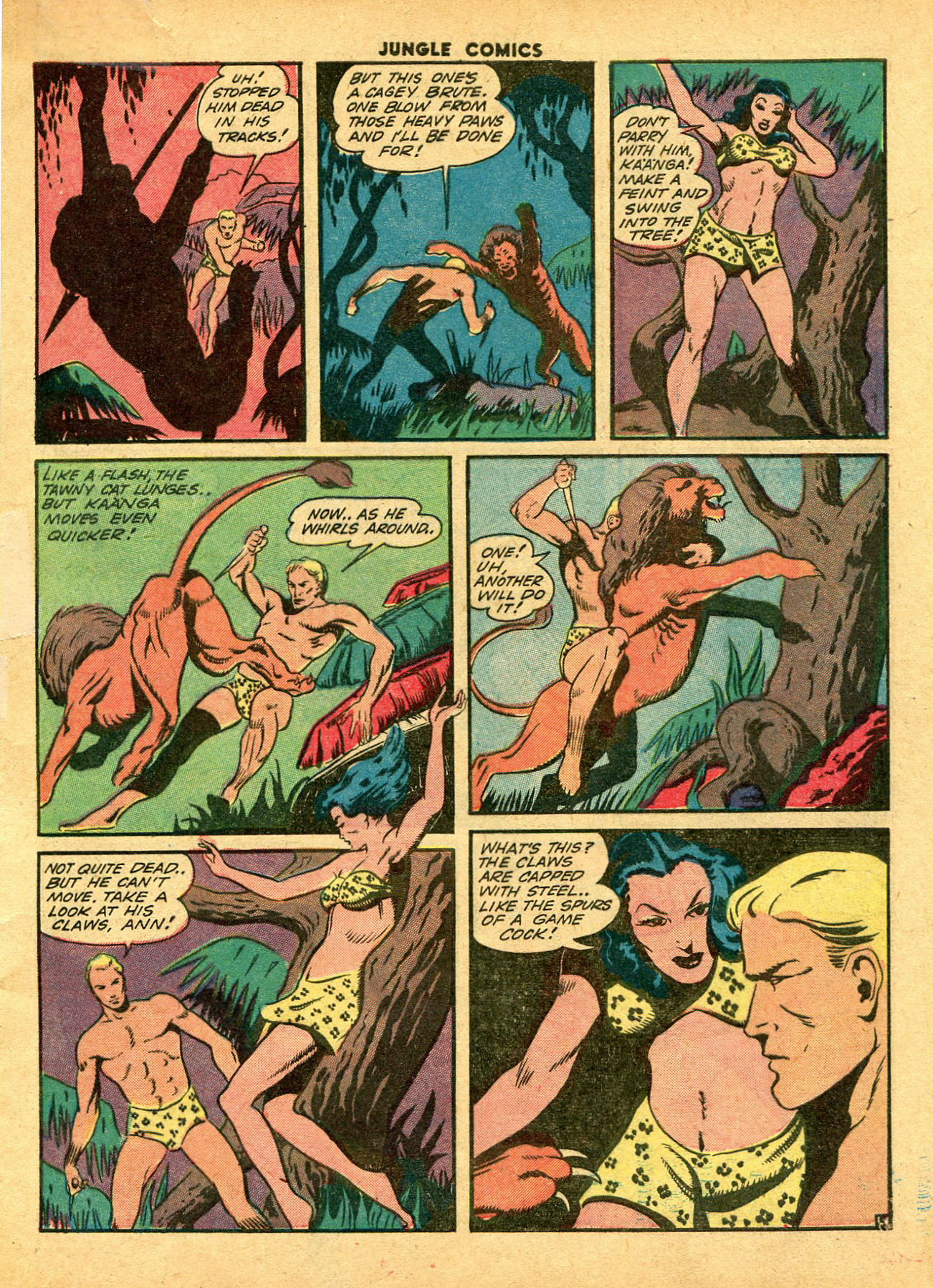 Read online Jungle Comics comic -  Issue #43 - 7
