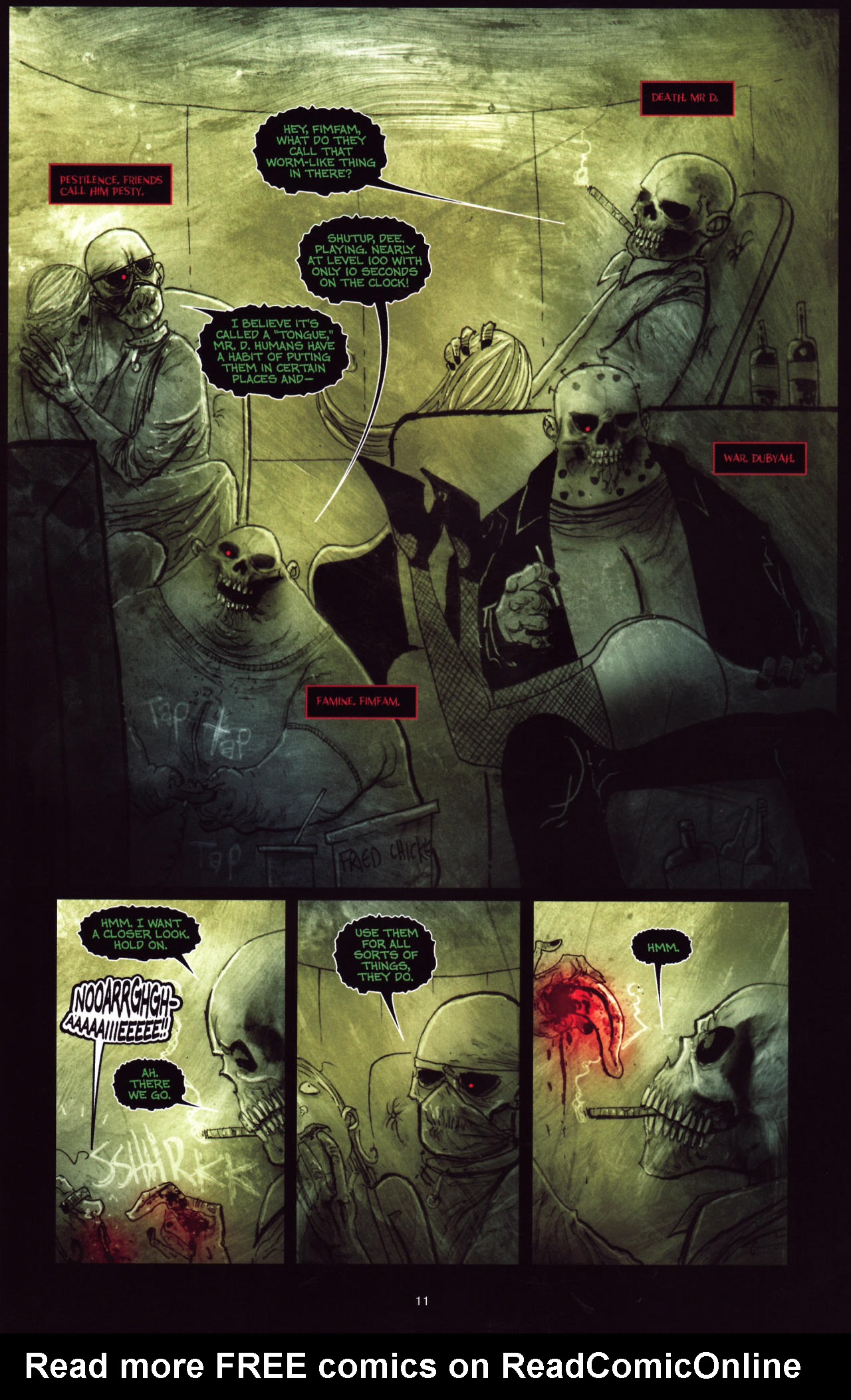 Read online Wormwood: Gentleman Corpse comic -  Issue #8 - 12