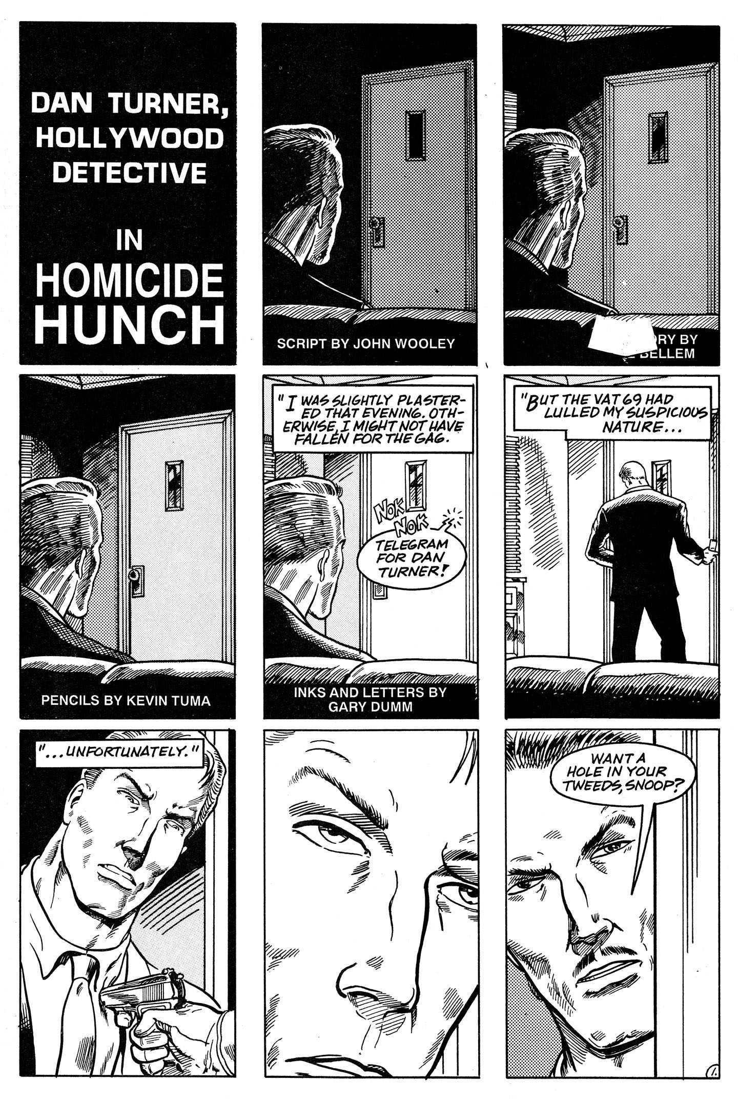 Read online Dan Turner: Homicide Hunch comic -  Issue # Full - 3