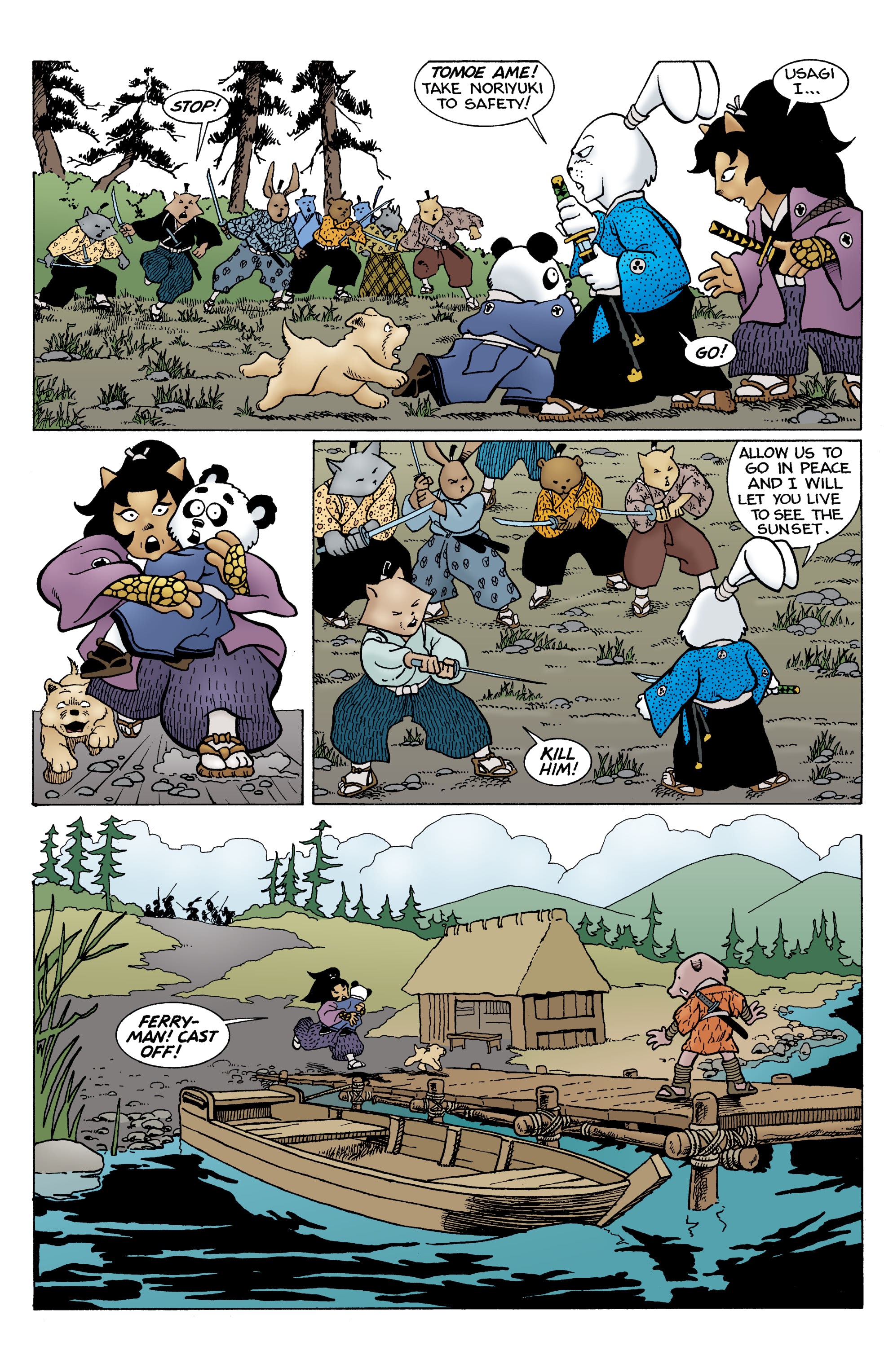 Read online Usagi Yojimbo Color Classics comic -  Issue #7 - 9