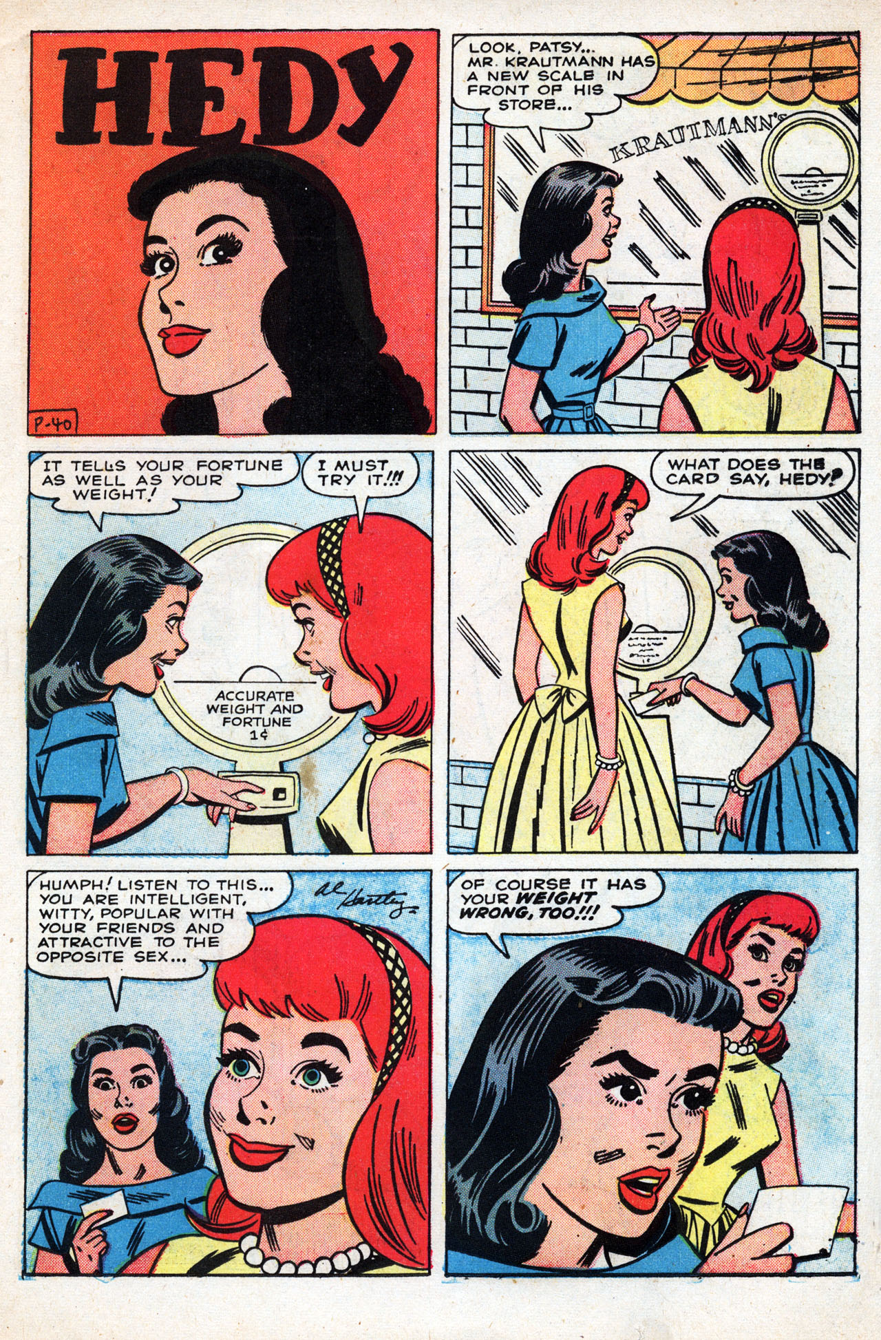 Read online Patsy Walker comic -  Issue #77 - 23