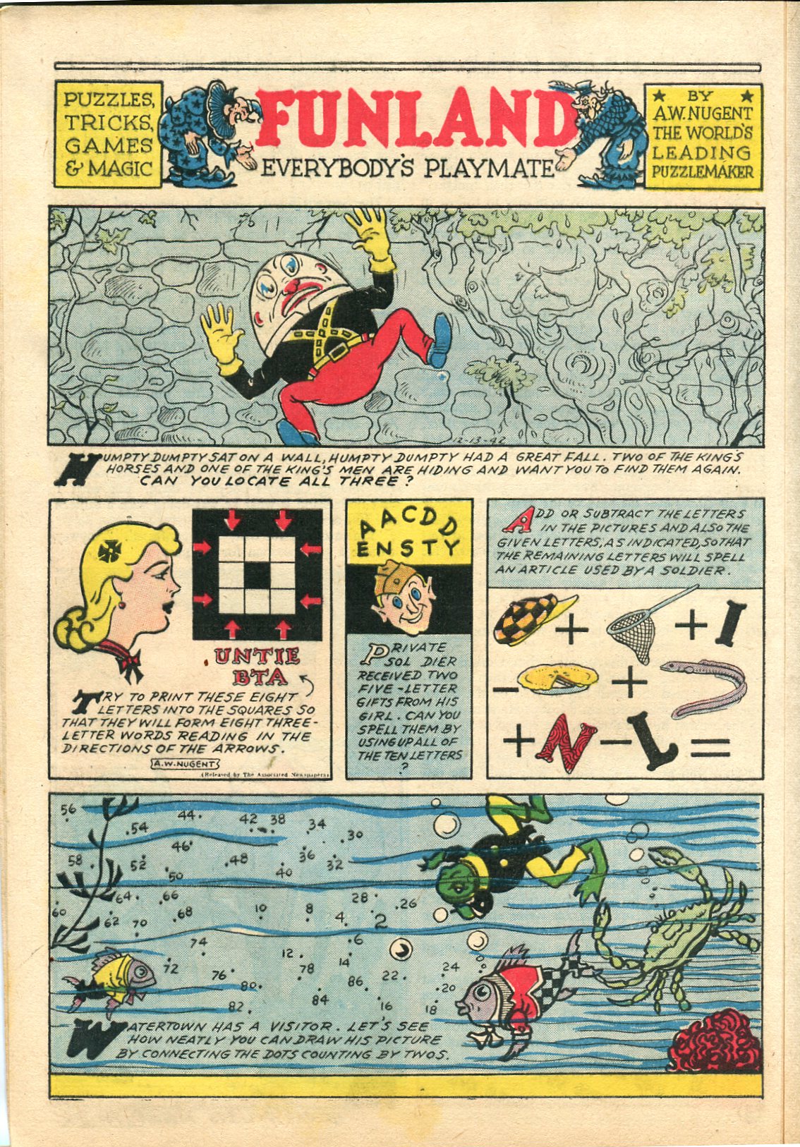 Read online Famous Funnies comic -  Issue #113 - 50