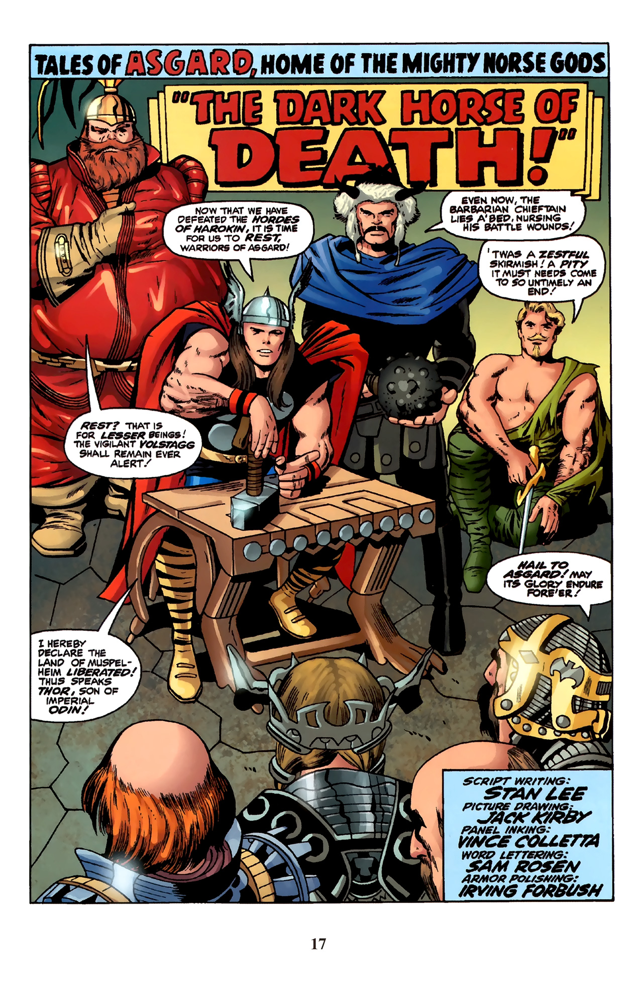 Read online Thor: Tales of Asgard by Stan Lee & Jack Kirby comic -  Issue #5 - 19