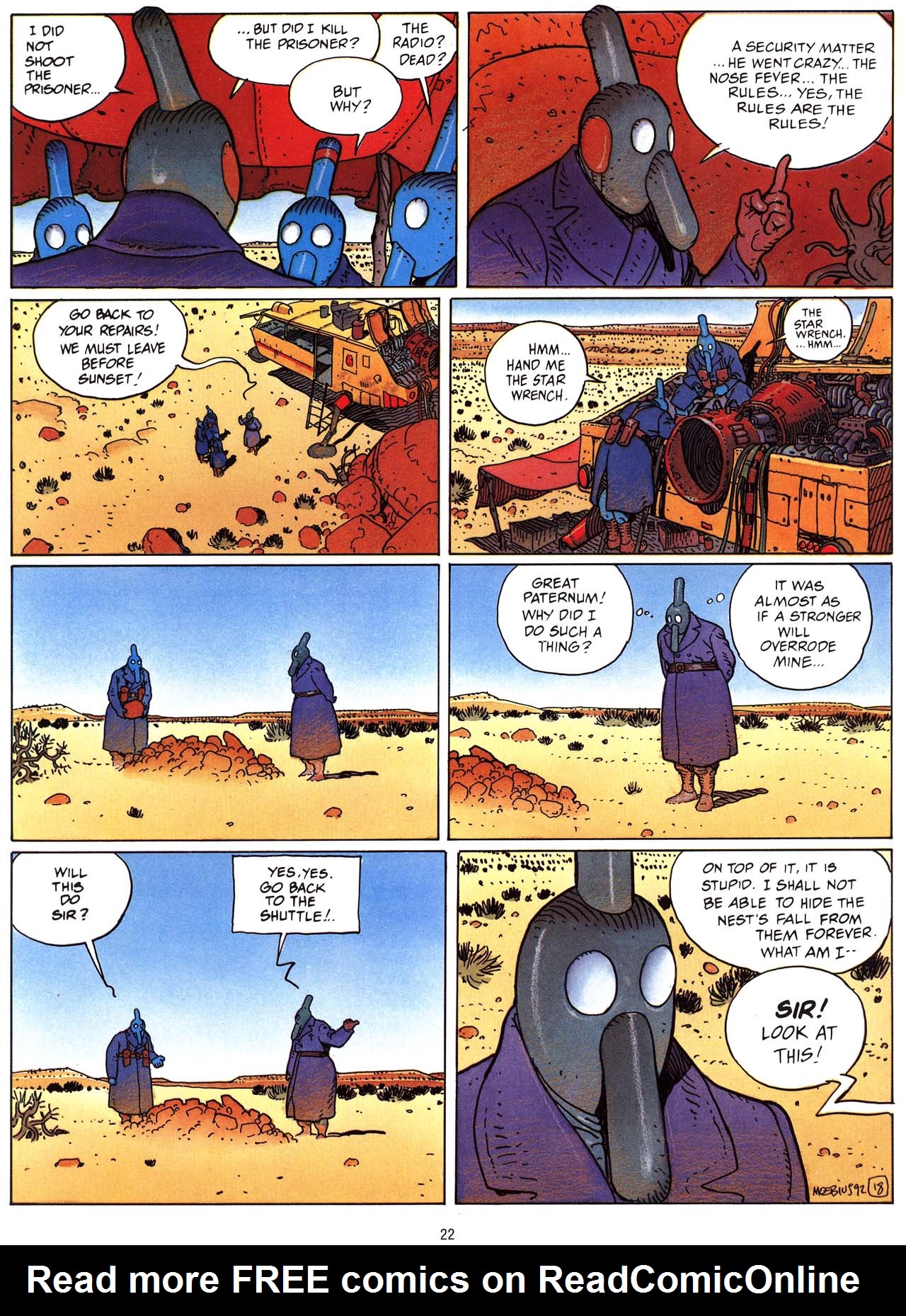 Read online Epic Graphic Novel: Moebius comic -  Issue # TPB 9 - 24