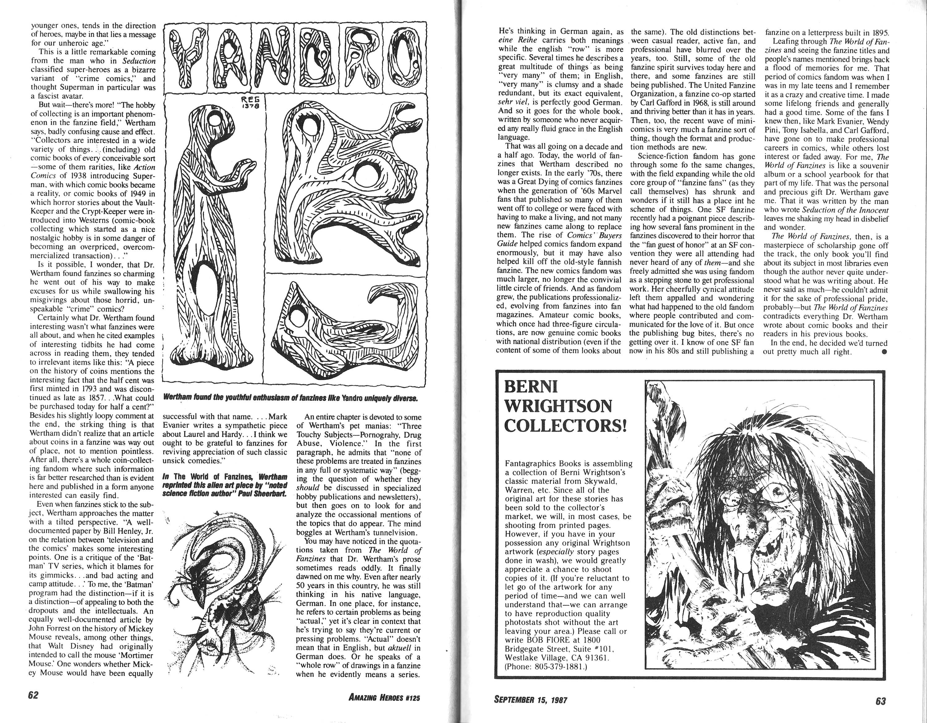 Read online Amazing Heroes comic -  Issue #125 - 32