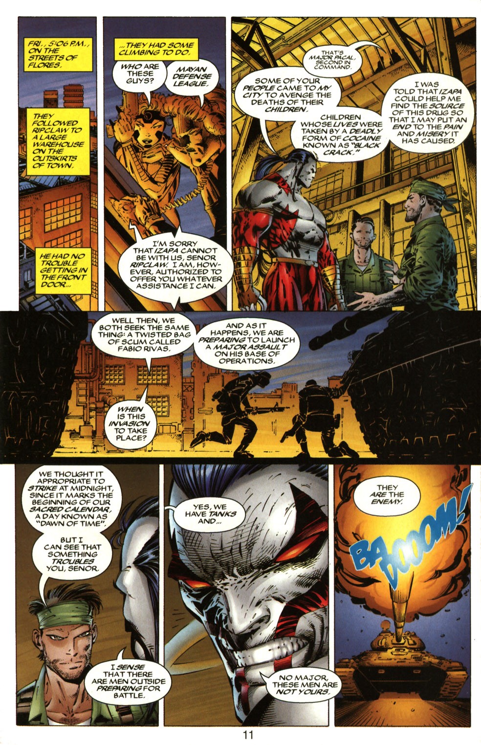 Read online Cyberforce (1993) comic -  Issue #6 - 12