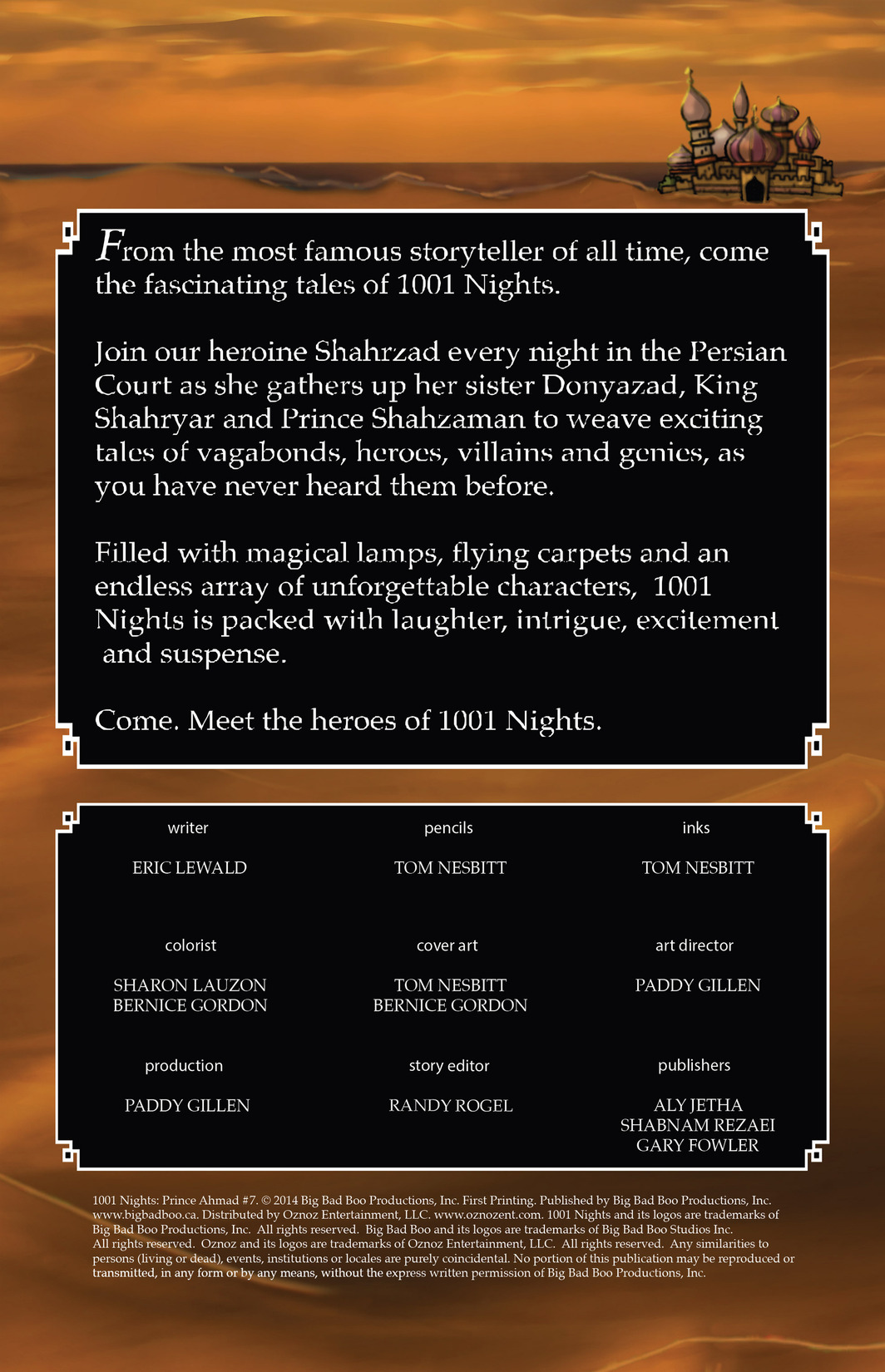 Read online 1001 Nights comic -  Issue #7 - 2