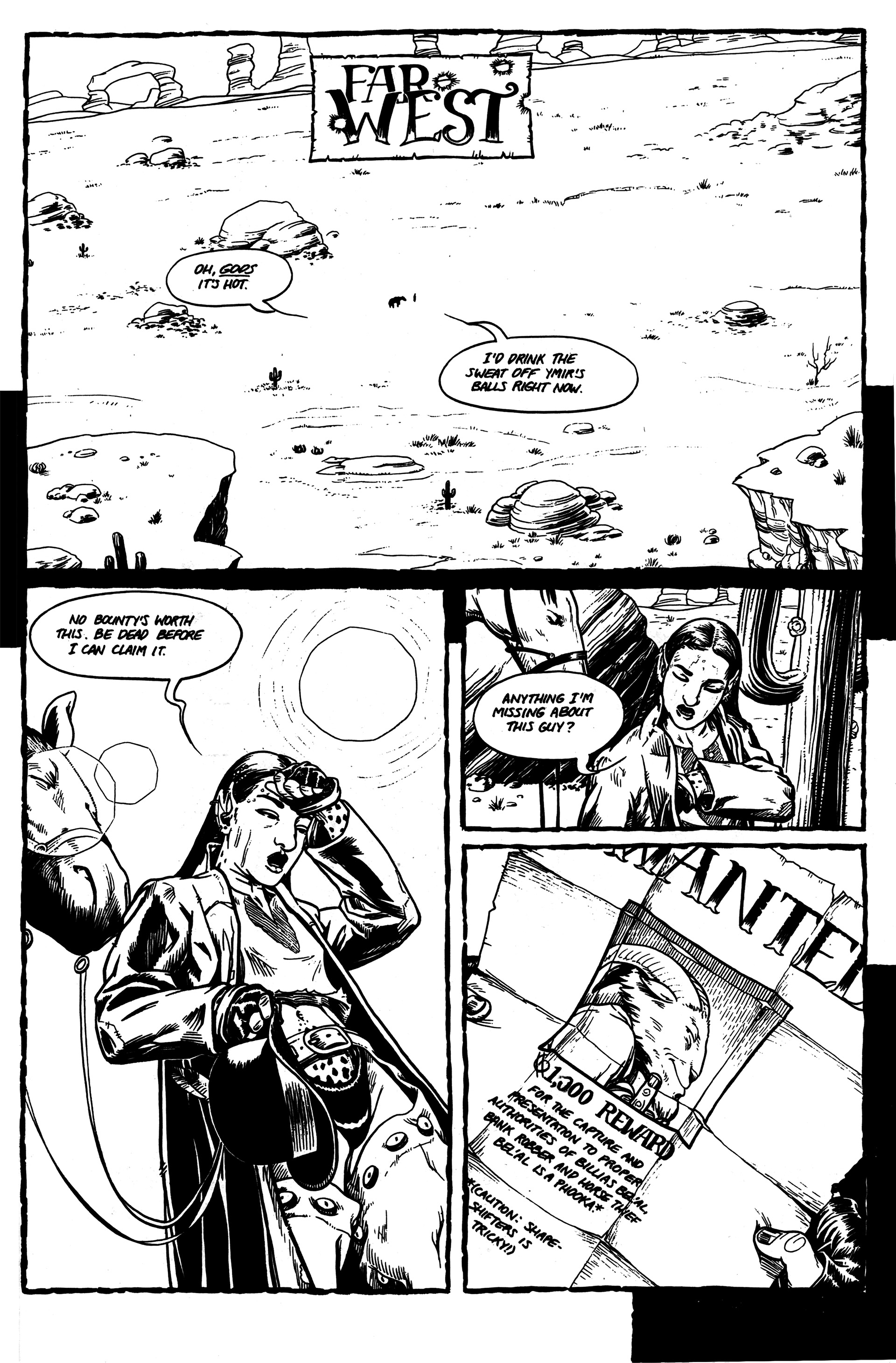 Read online Warrior Nun: Black & White comic -  Issue #13 - 26