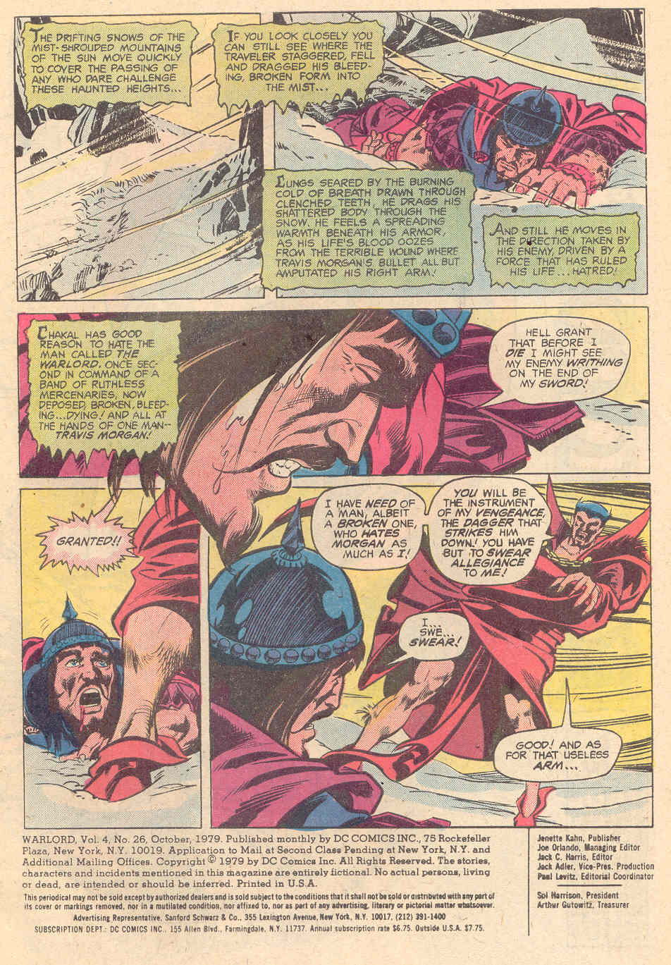 Read online Warlord (1976) comic -  Issue #26 - 2