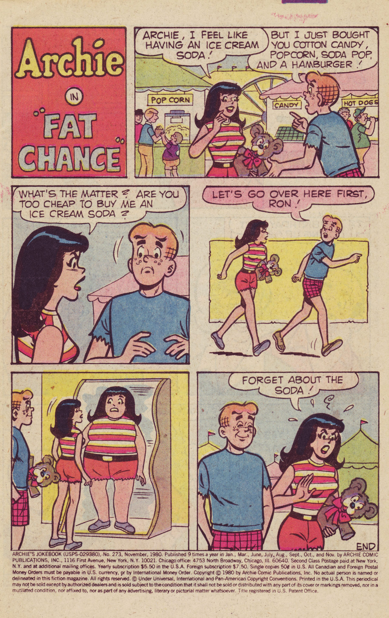 Read online Archie's Joke Book Magazine comic -  Issue #273 - 3