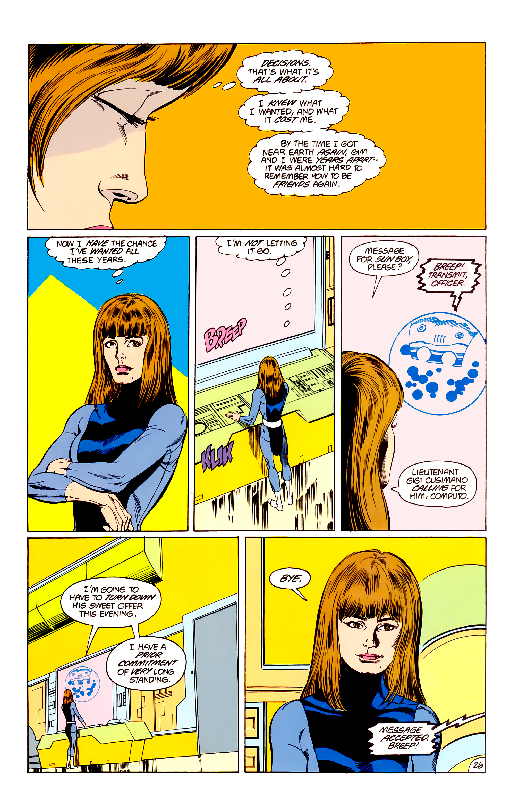 Read online Legion of Super-Heroes (1984) comic -  Issue #39 - 27