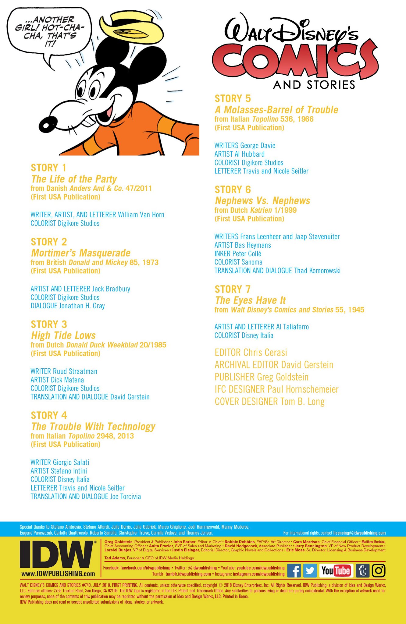 Read online Walt Disney's Comics and Stories comic -  Issue #743 - 2