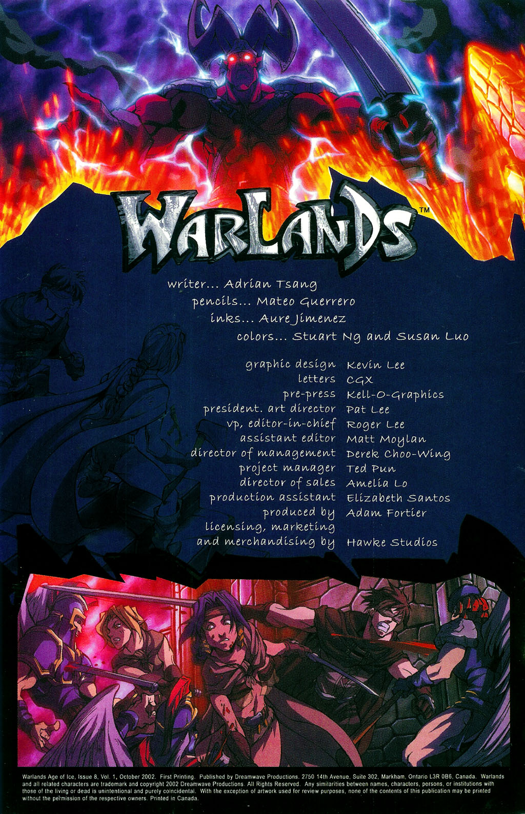 Read online Warlands: The Age of Ice comic -  Issue #8 - 2