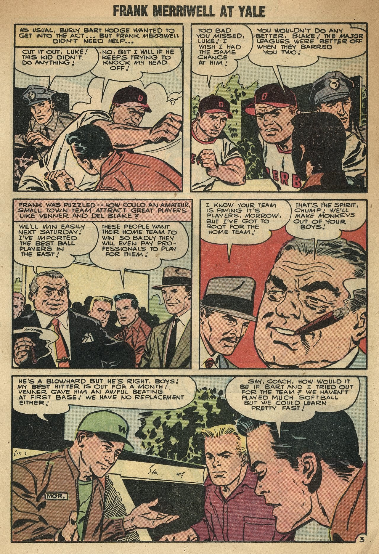 Read online Frank Merriwell At Yale comic -  Issue #3 - 12