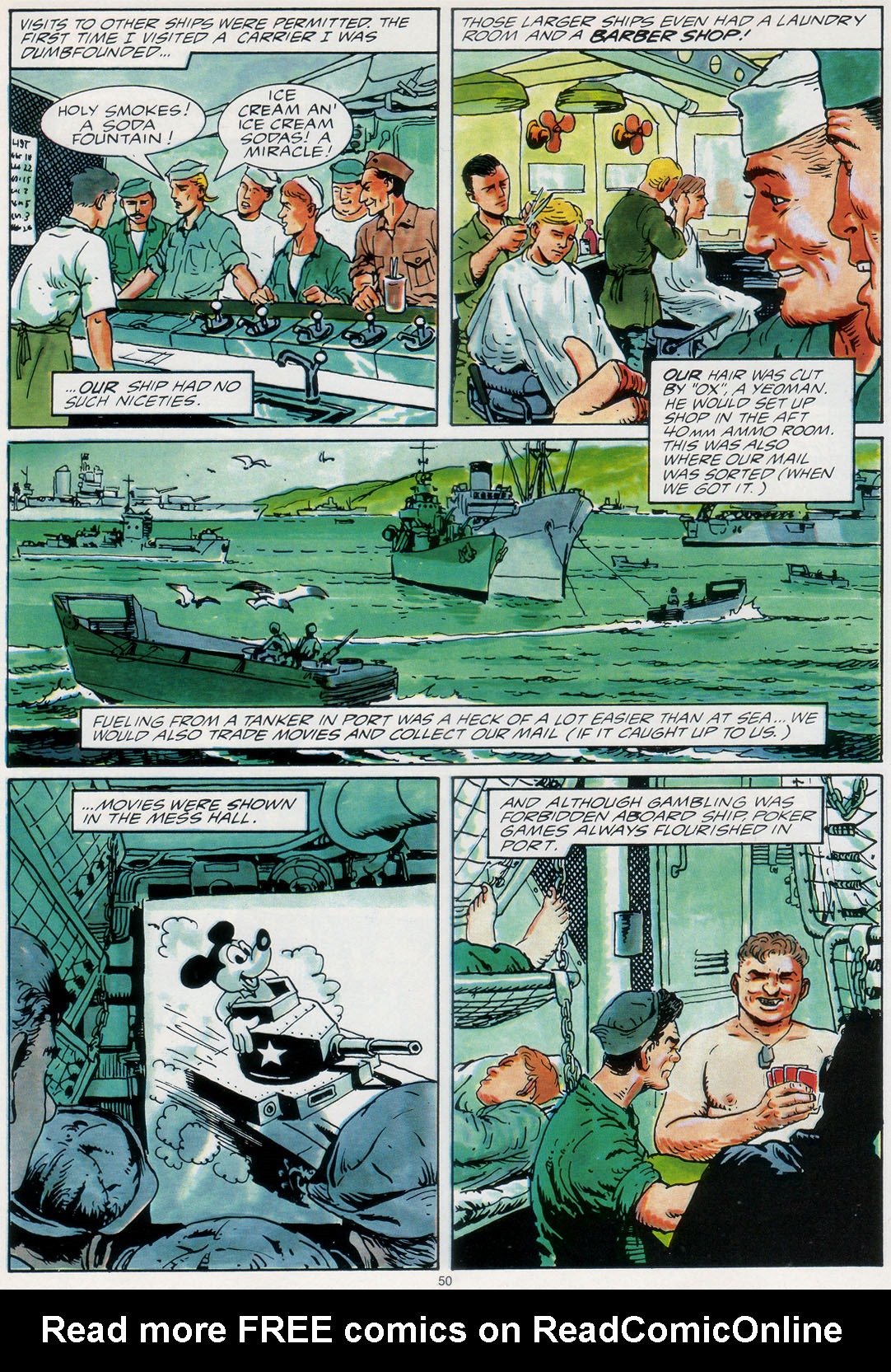 Read online Marvel Graphic Novel comic -  Issue #30 - A Sailor's Story - 55