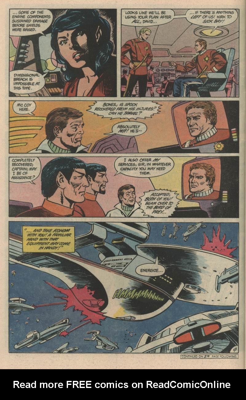 Read online Star Trek (1984) comic -  Issue #14 - 4