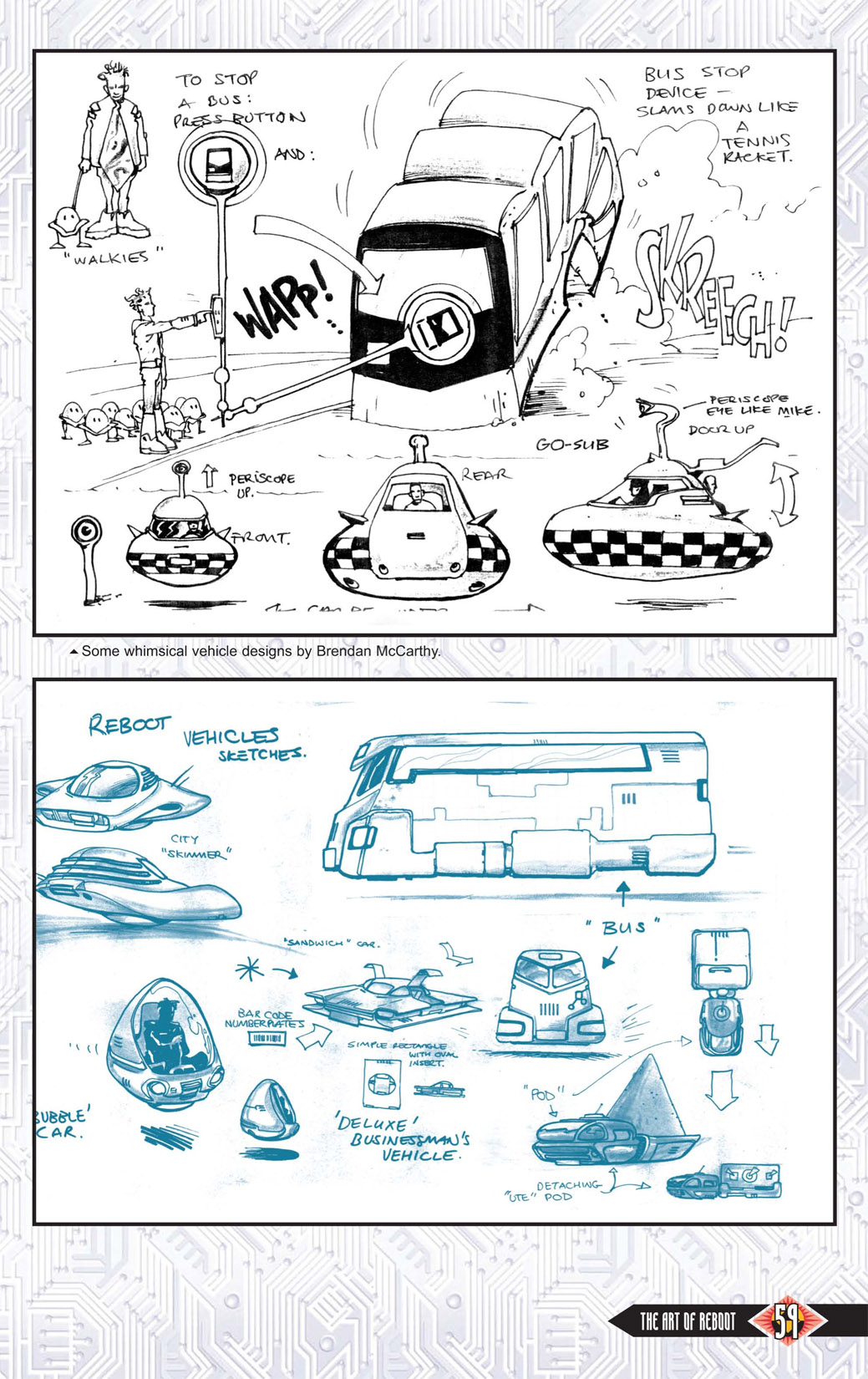 Read online The Art of Reboot comic -  Issue # TPB - 58