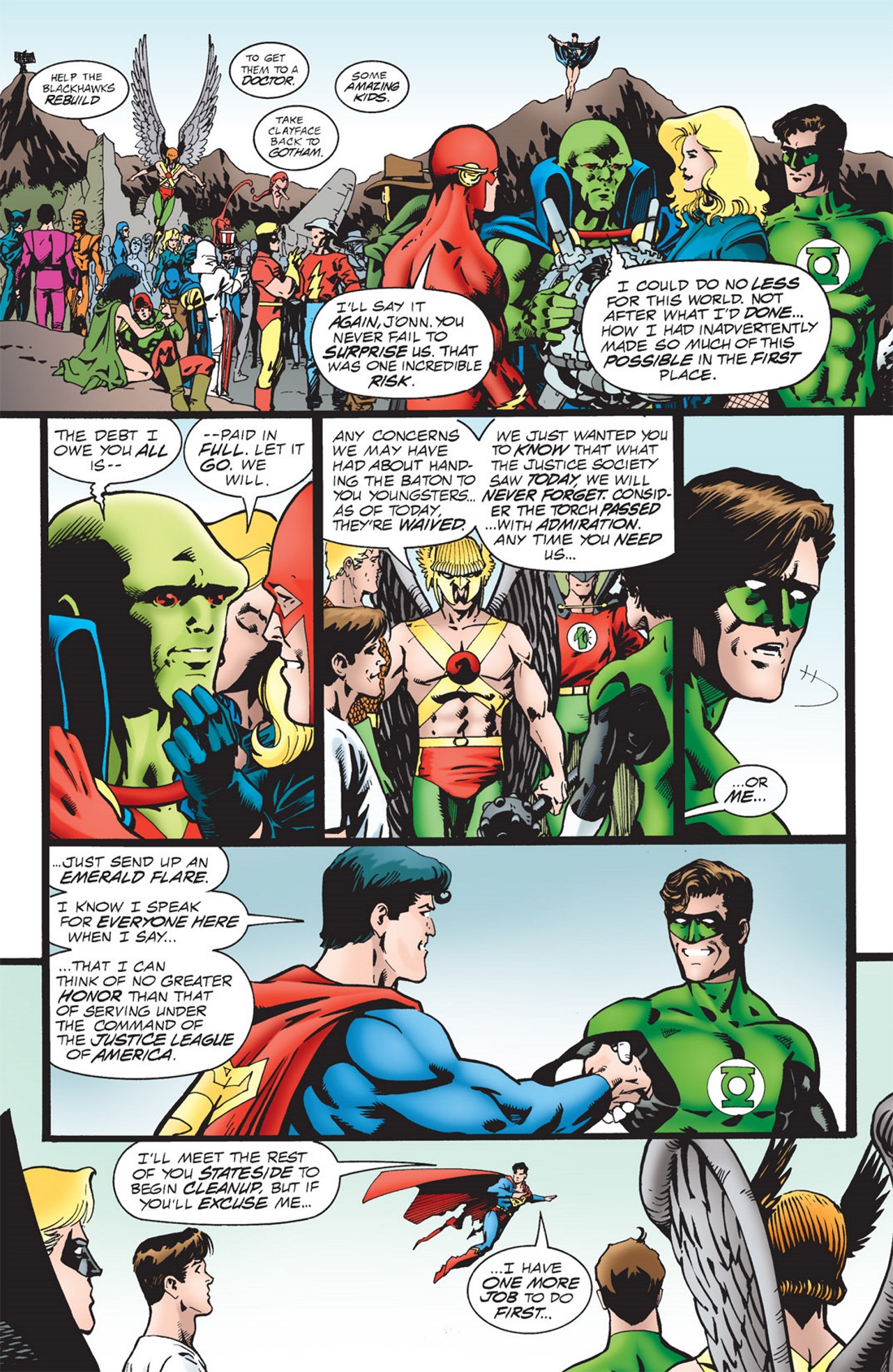 Read online JLA: Year One comic -  Issue #12 - 34
